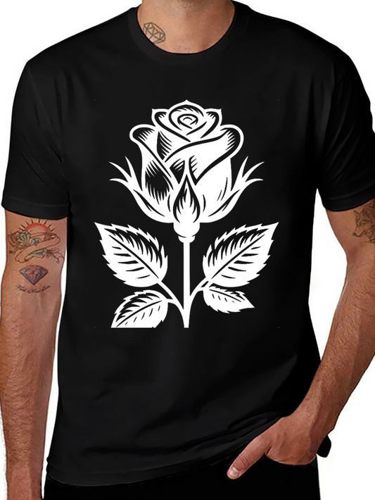Black Rose Graphic T-Shirt