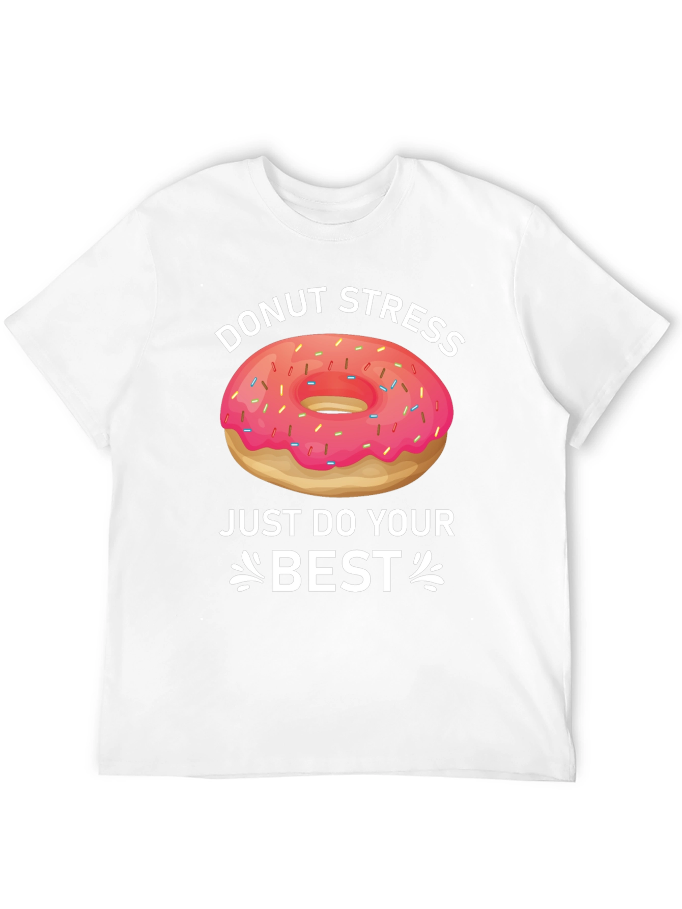 Donut Stress T-Shirt Funny Graphic Tee