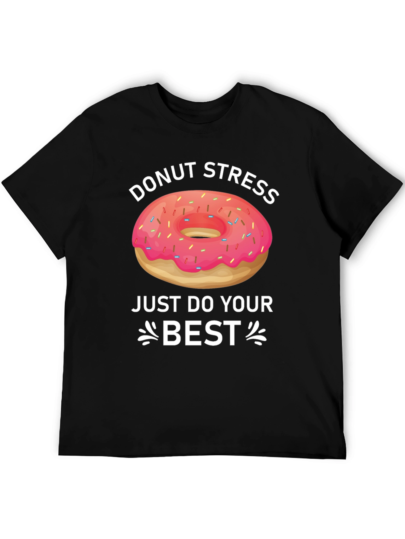 Donut Stress T-Shirt Funny Graphic Tee