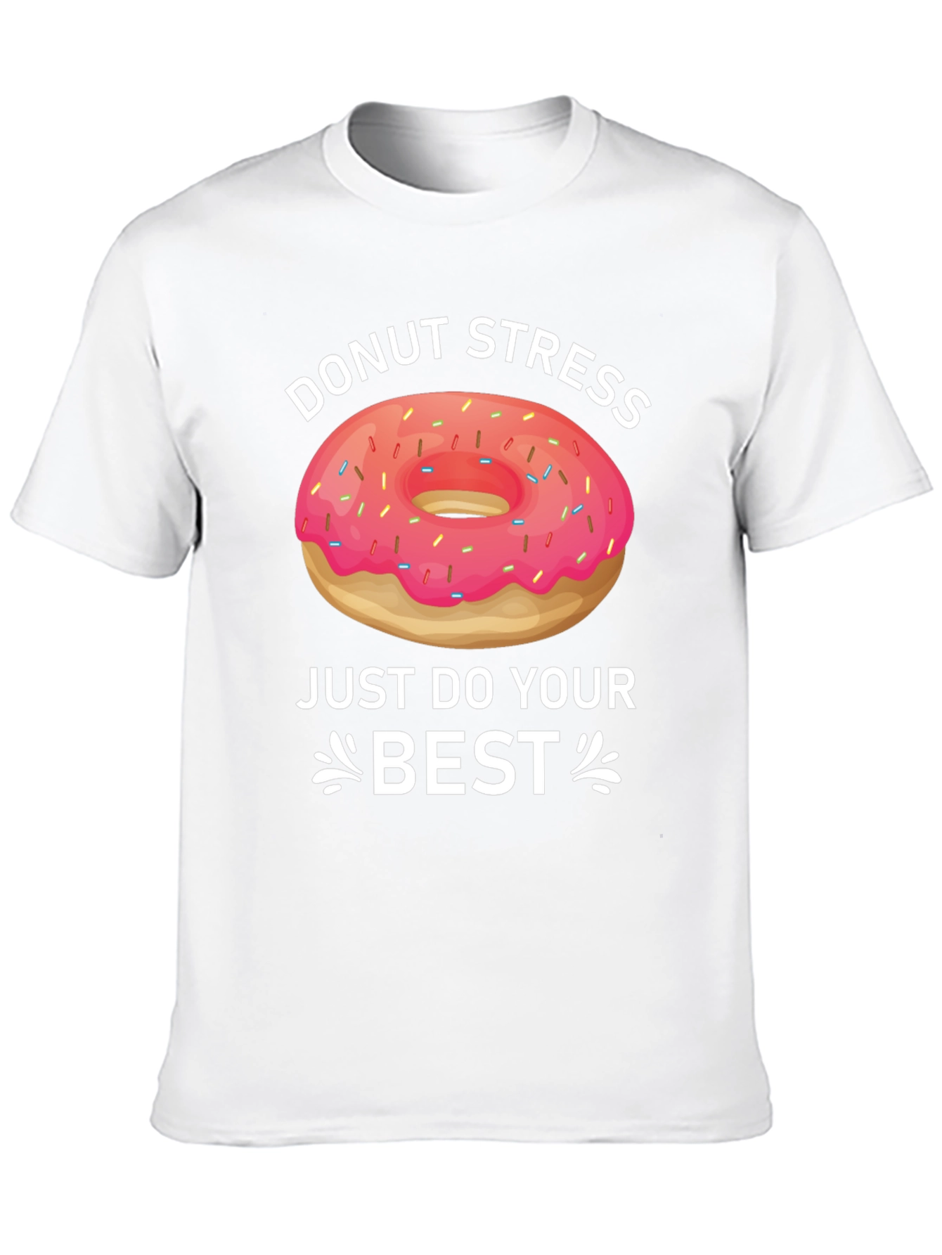 Donut Stress T-Shirt Funny Graphic Tee