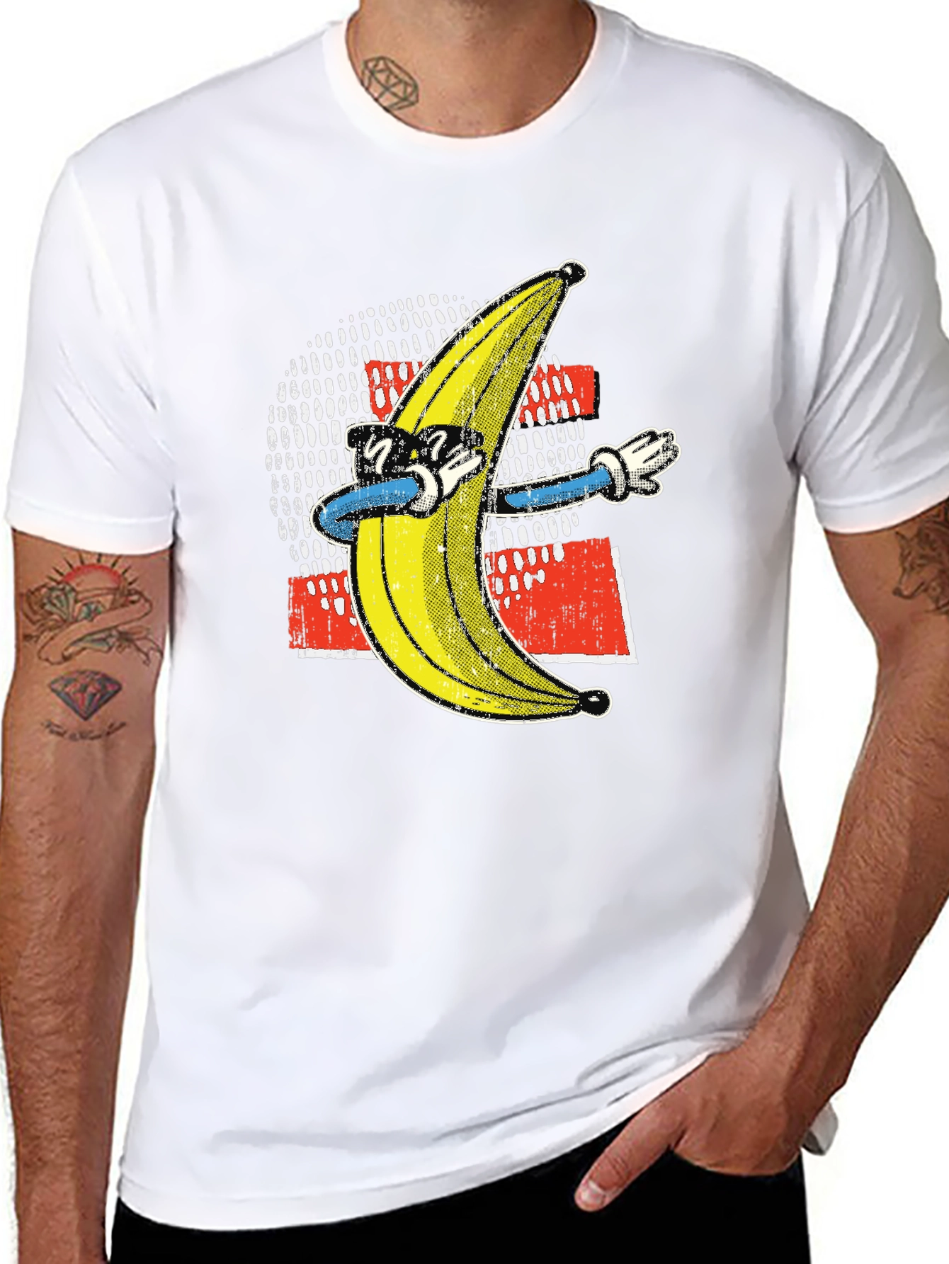Funny Banana Dabbing T-Shirt - Black