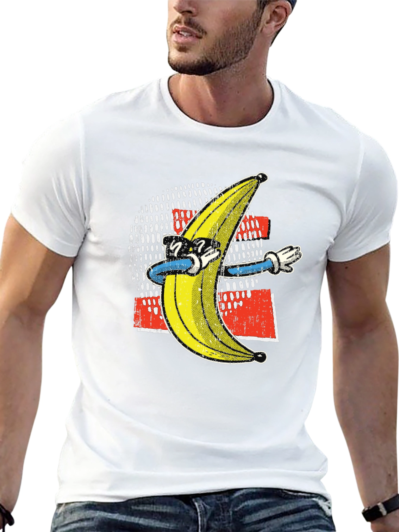 Funny Banana Dabbing T-Shirt - Black