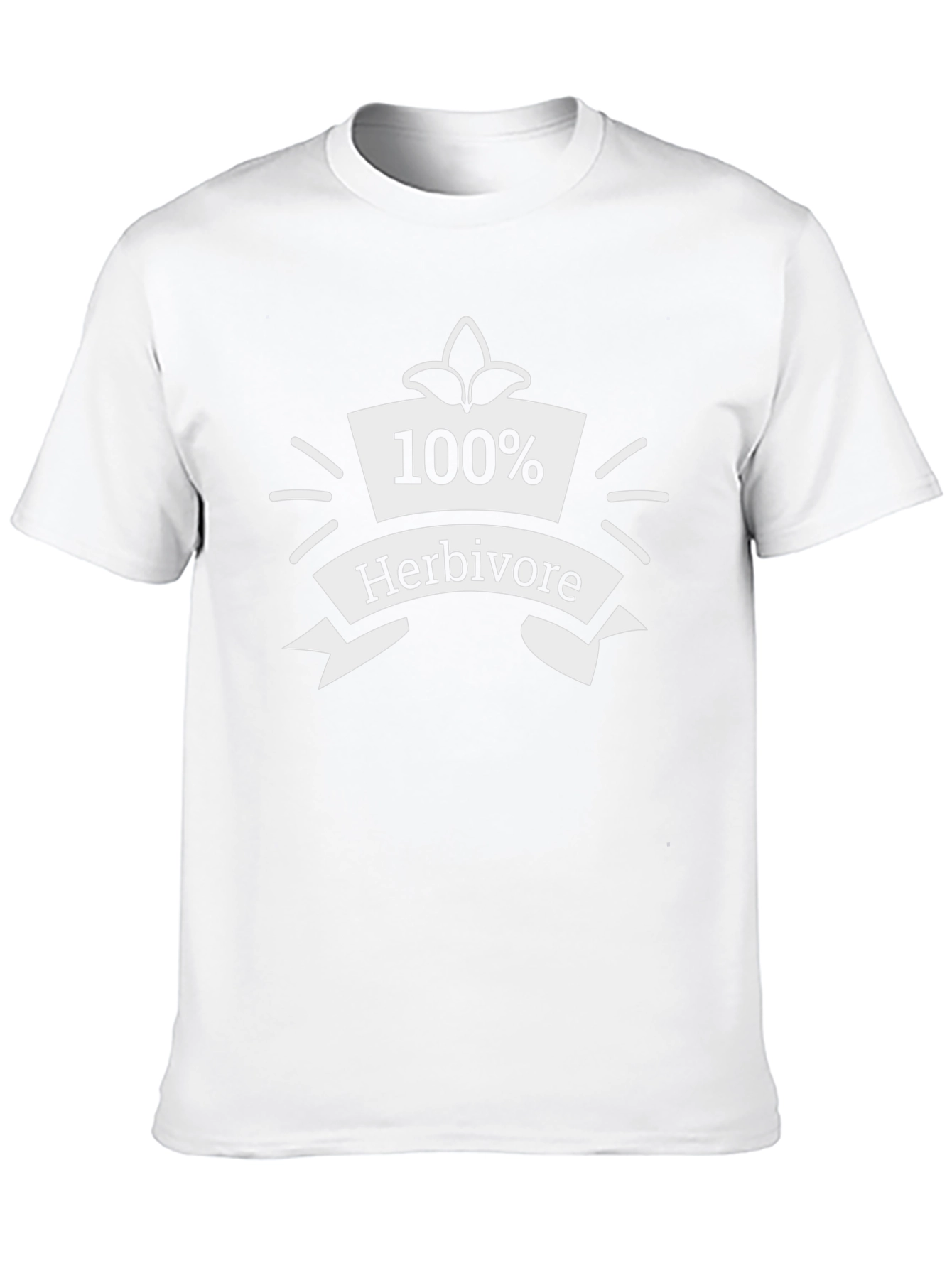 100% Herbivore Black Graphic Tee