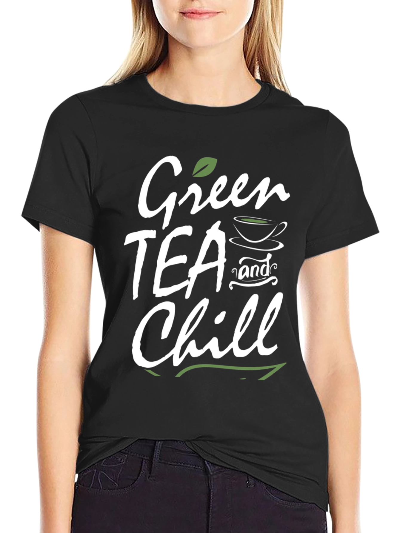 Green Tea and Chill Graphic T-Shirt