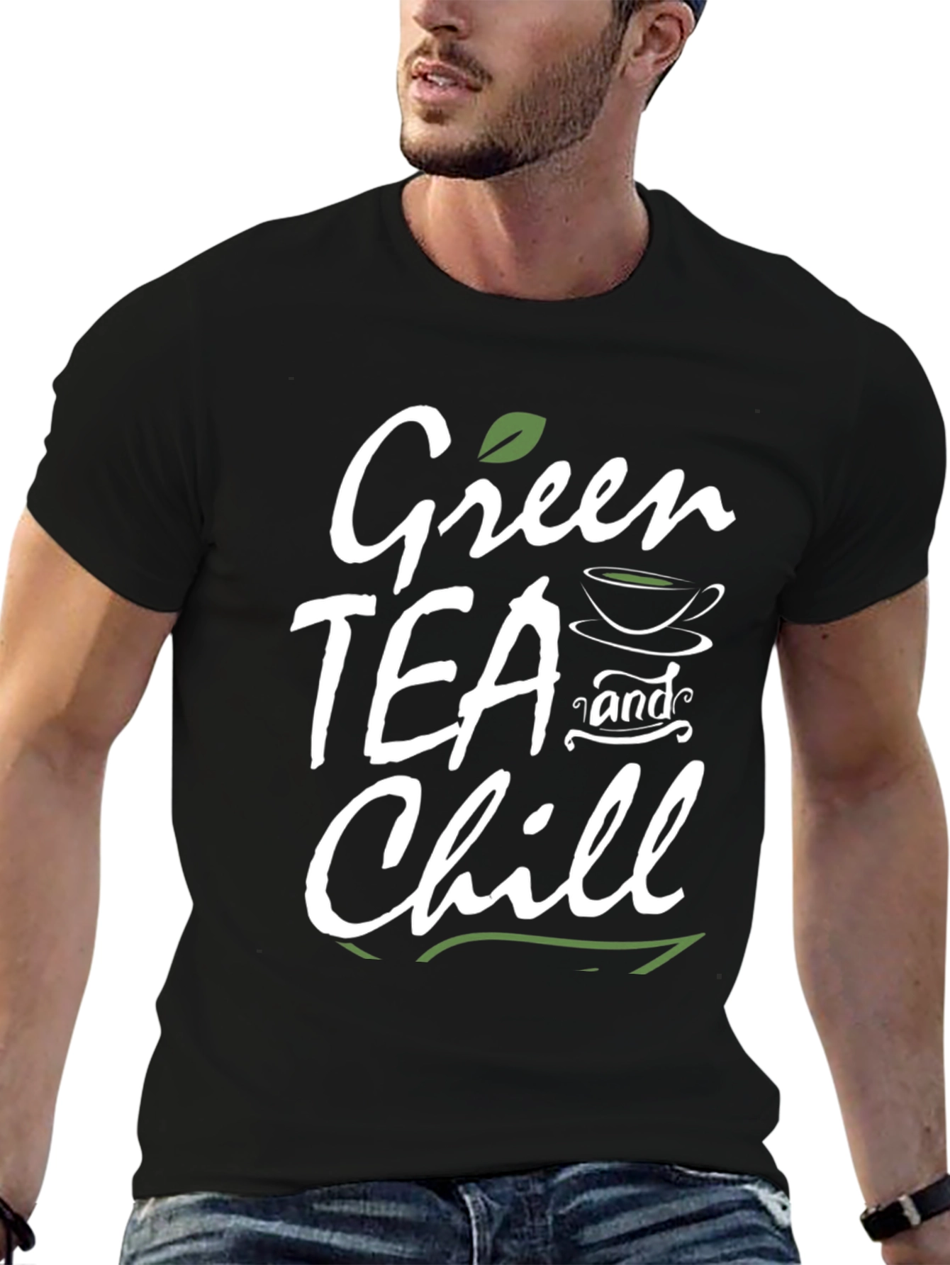 Green Tea and Chill Graphic T-Shirt