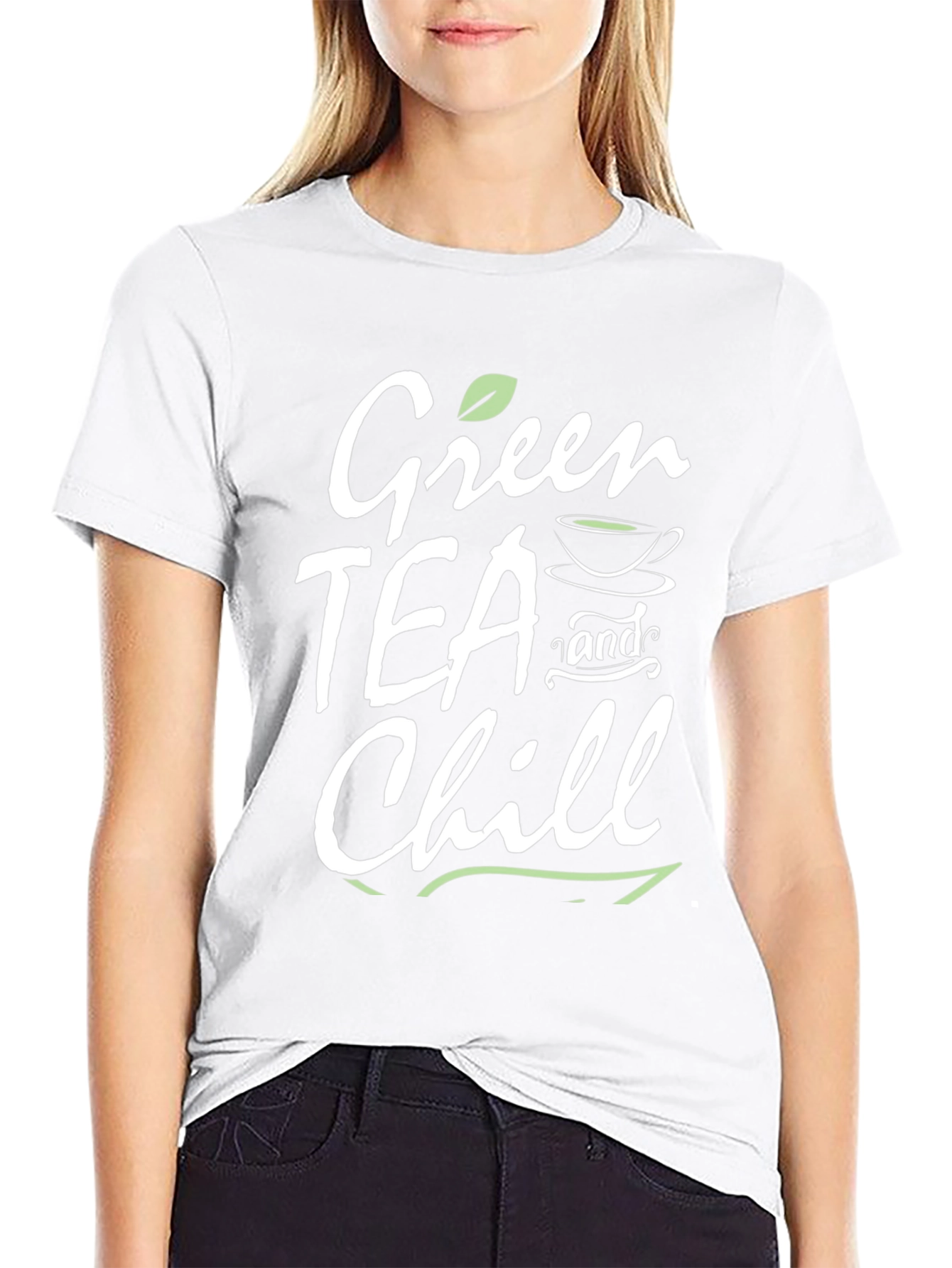 Green Tea and Chill Graphic T-Shirt
