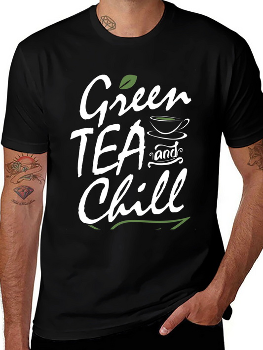 Green Tea and Chill Graphic T-Shirt
