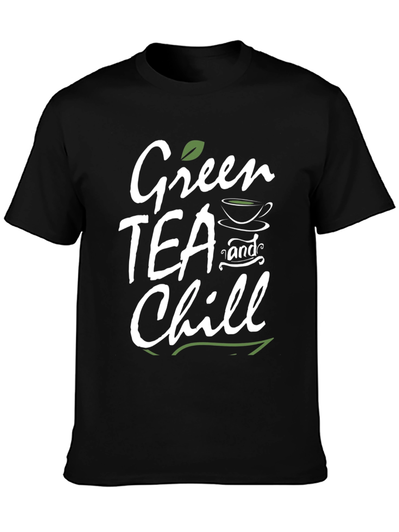 Green Tea and Chill Graphic T-Shirt