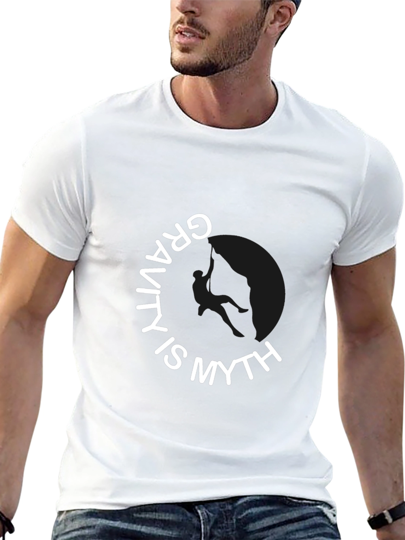 Gravity is Myth Black T-Shirt