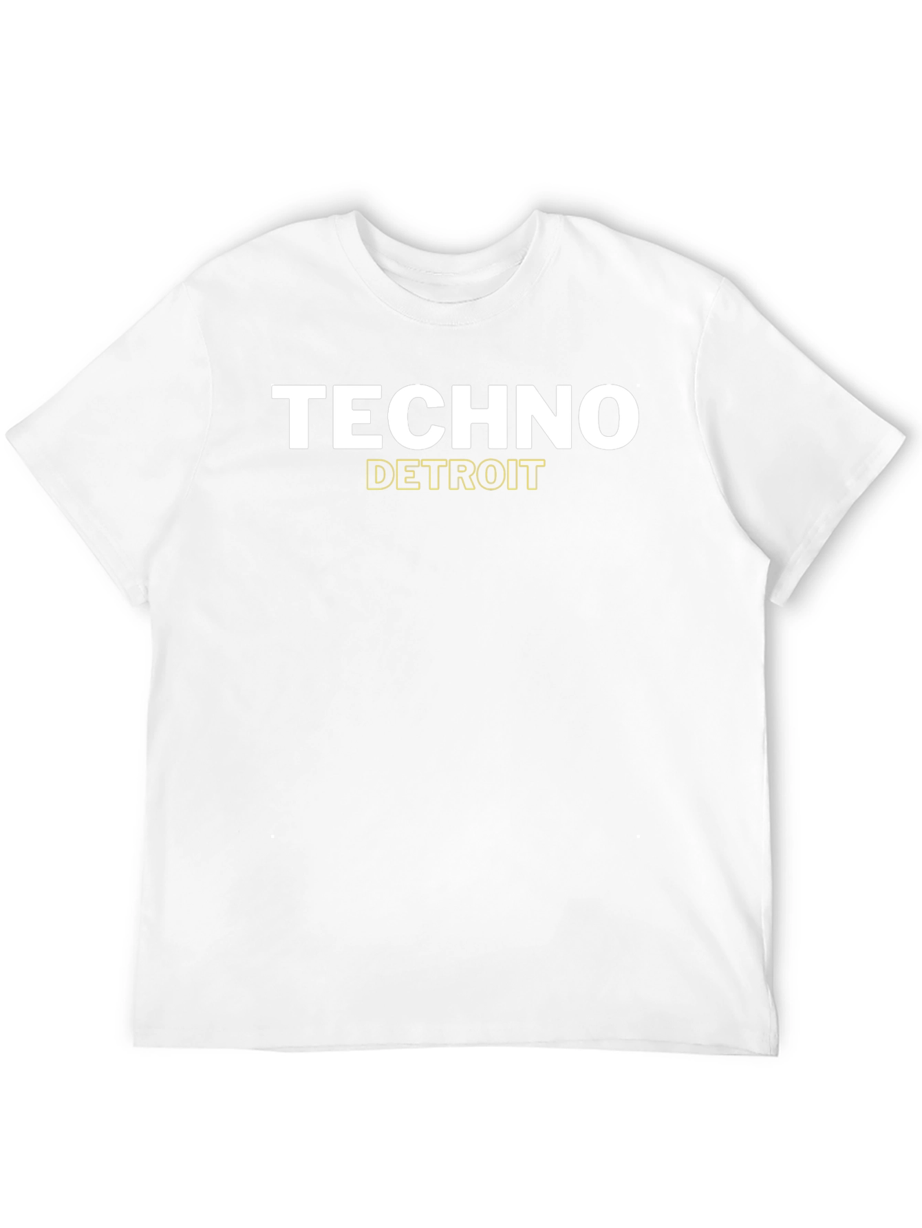 Techno Detroit Graphic Tee - Black