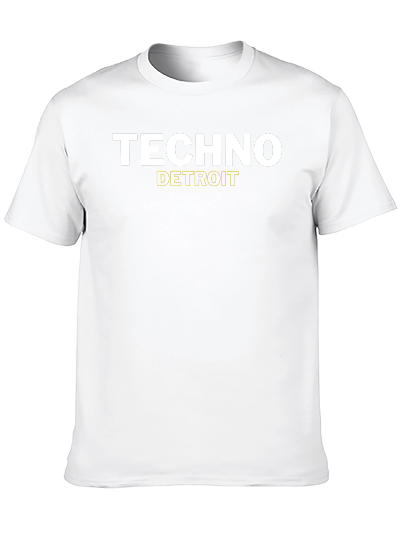 Techno Detroit Graphic Tee - Black