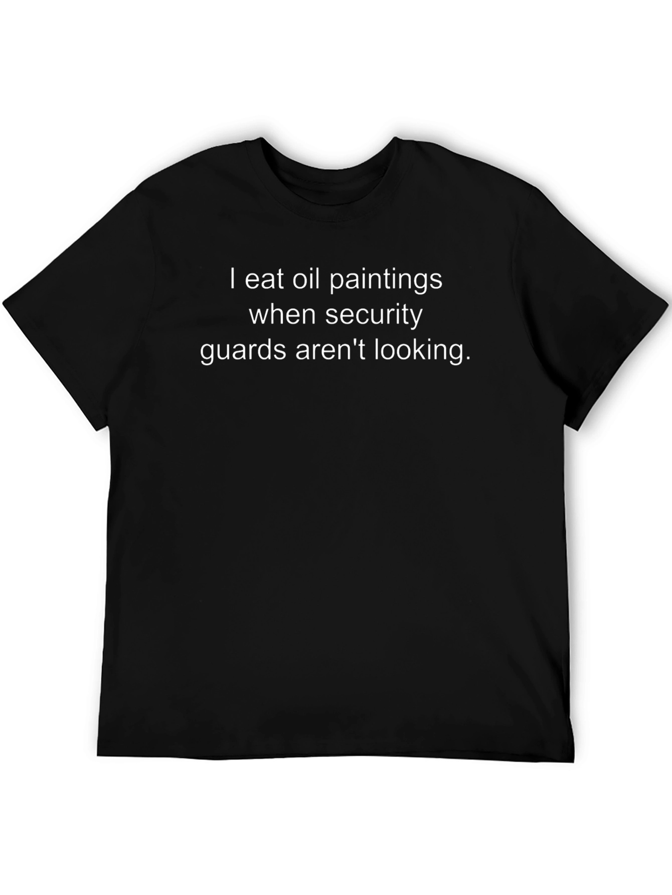 Oil Painting Eater T-Shirt - Funny Novelty Tee