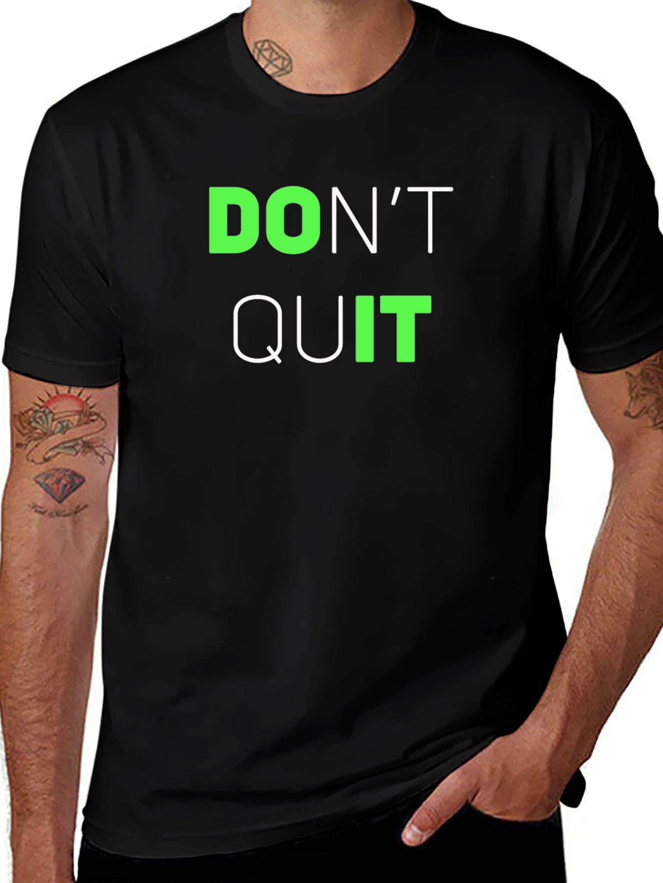 Motivational Dont Quit Graphic Tee