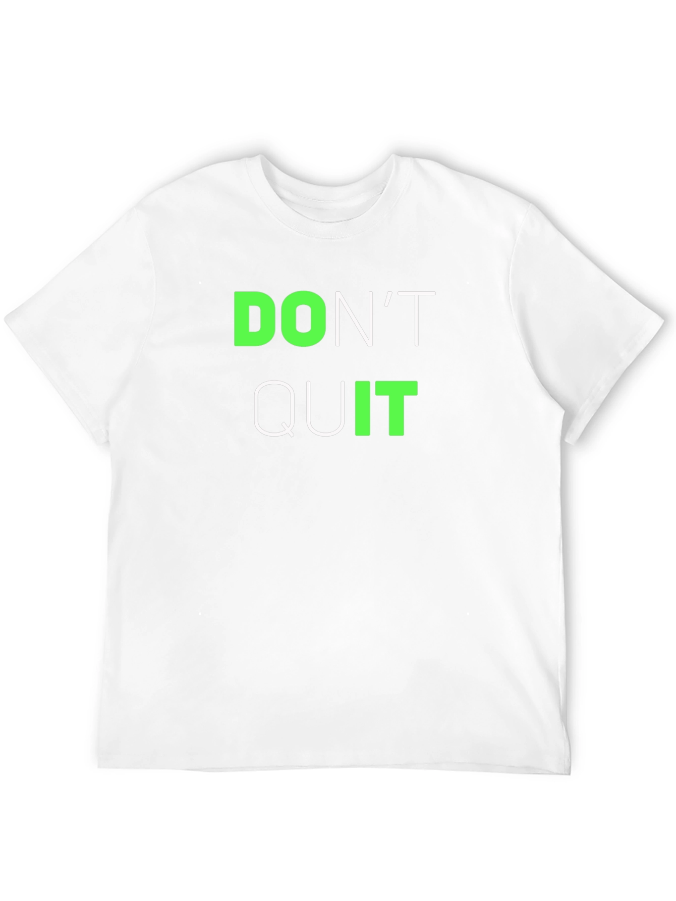 Motivational Dont Quit Graphic Tee