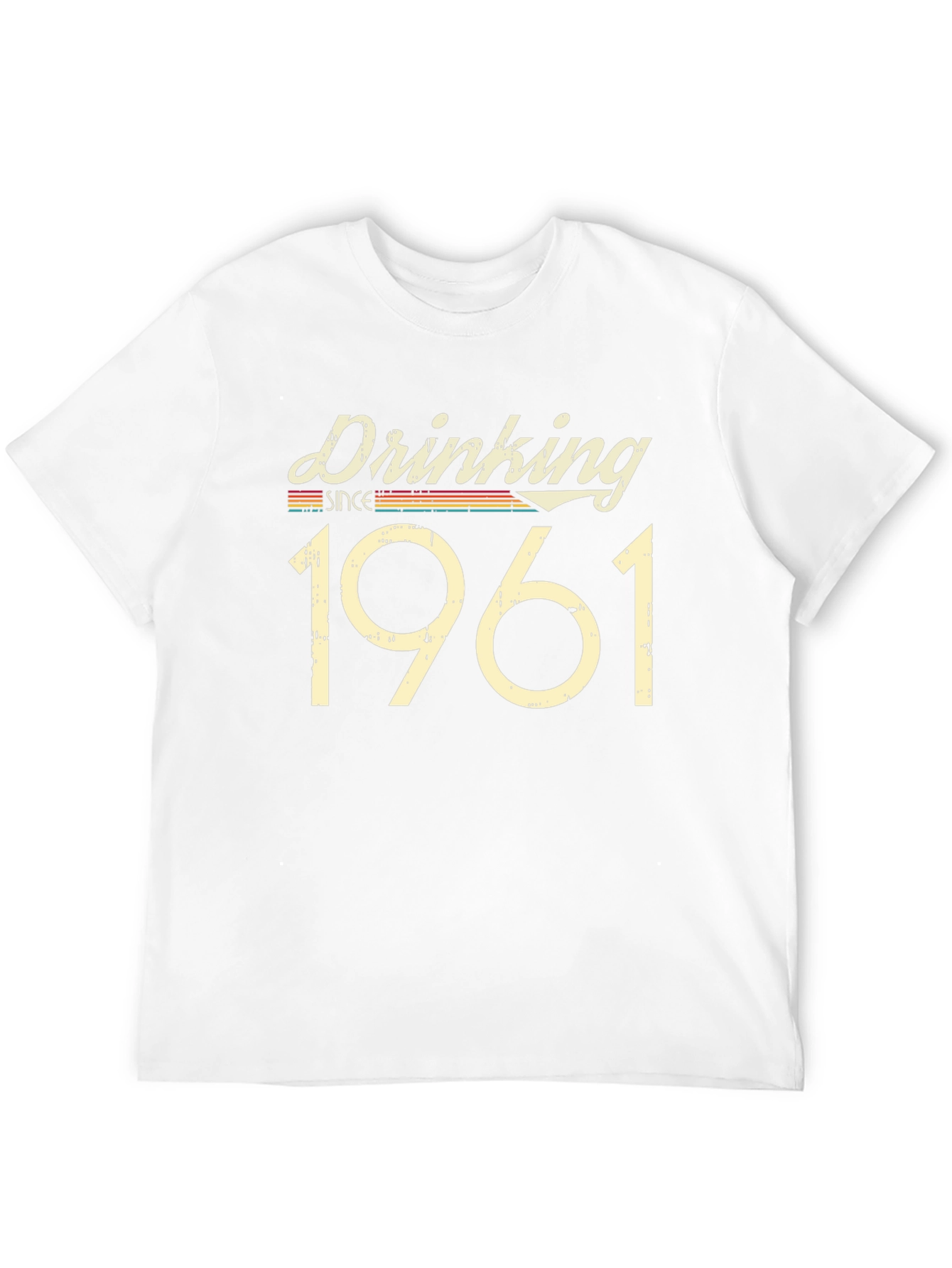 Drinking Since 1961 Graphic Tee - Black