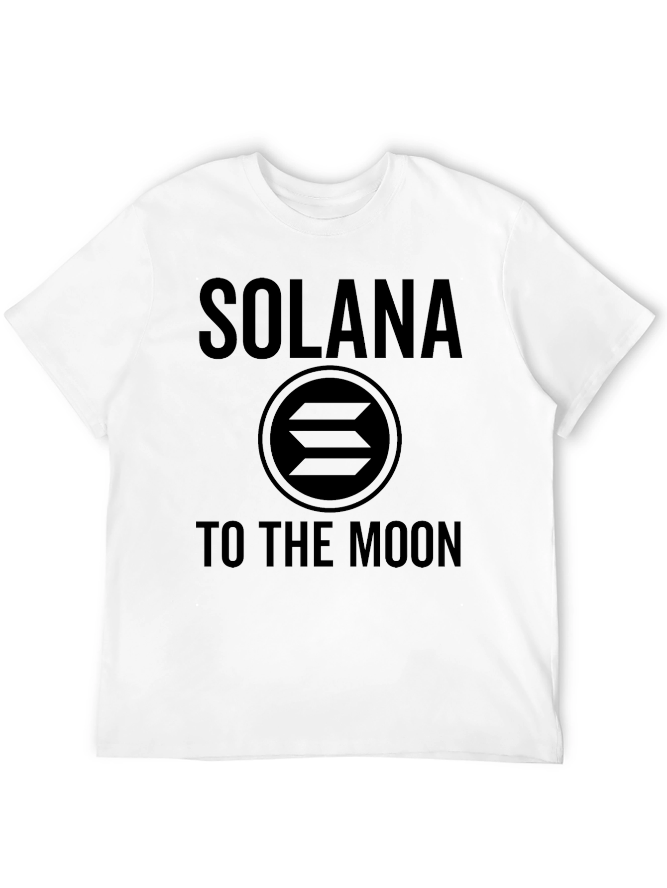 Solana To The Moon Crypto T-Shirt