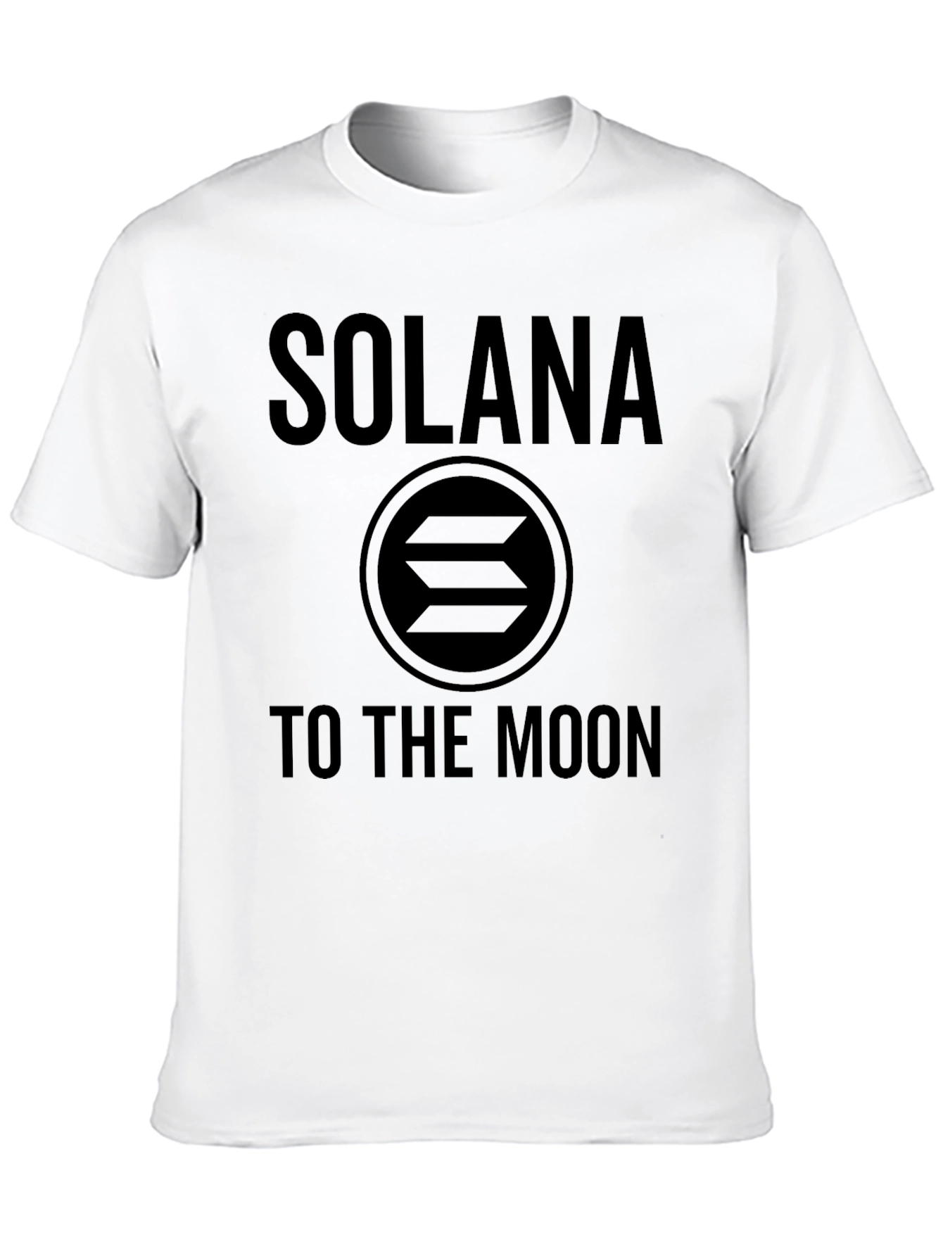 Solana To The Moon Crypto T-Shirt