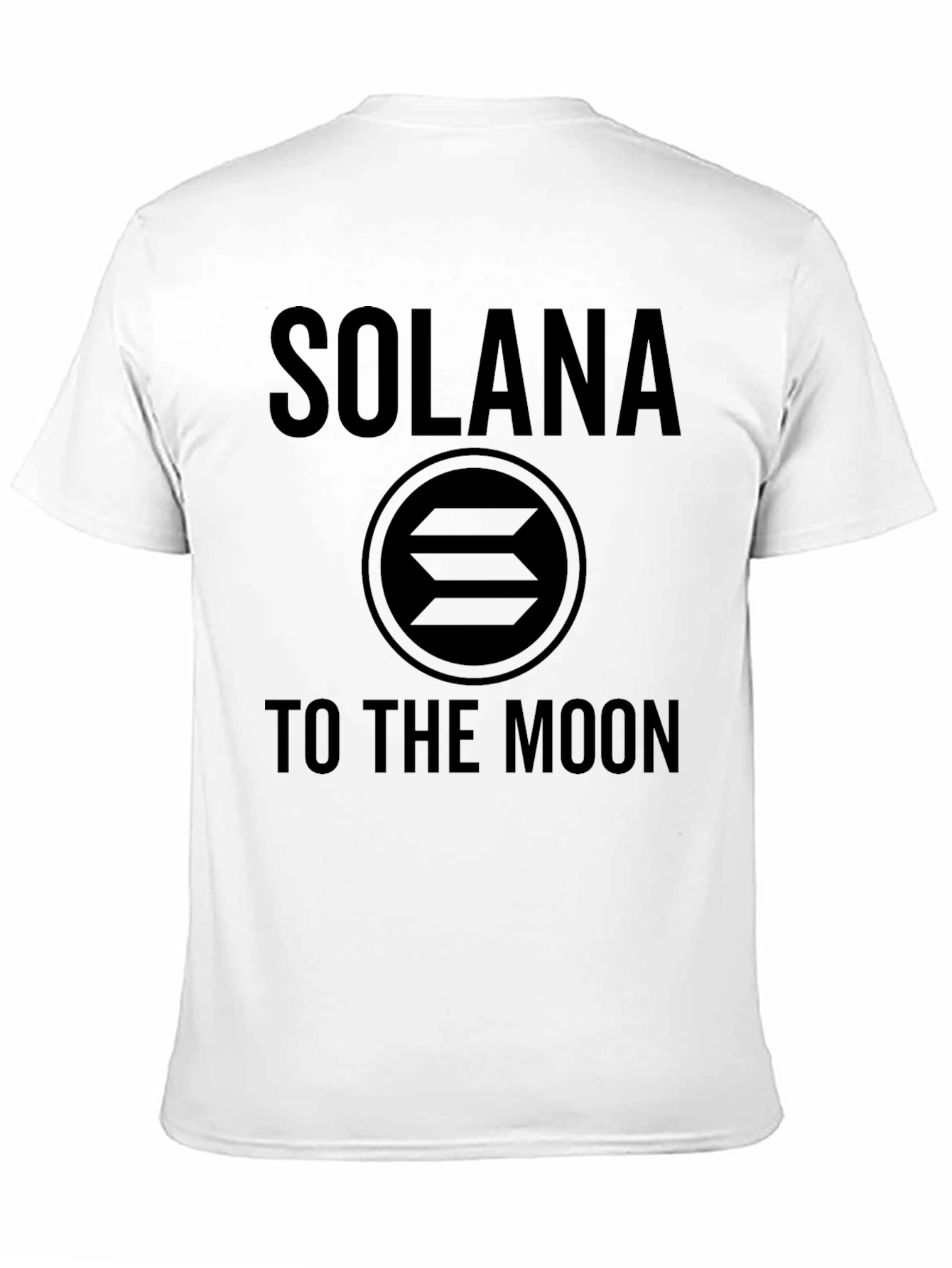 Solana To The Moon Crypto T-Shirt