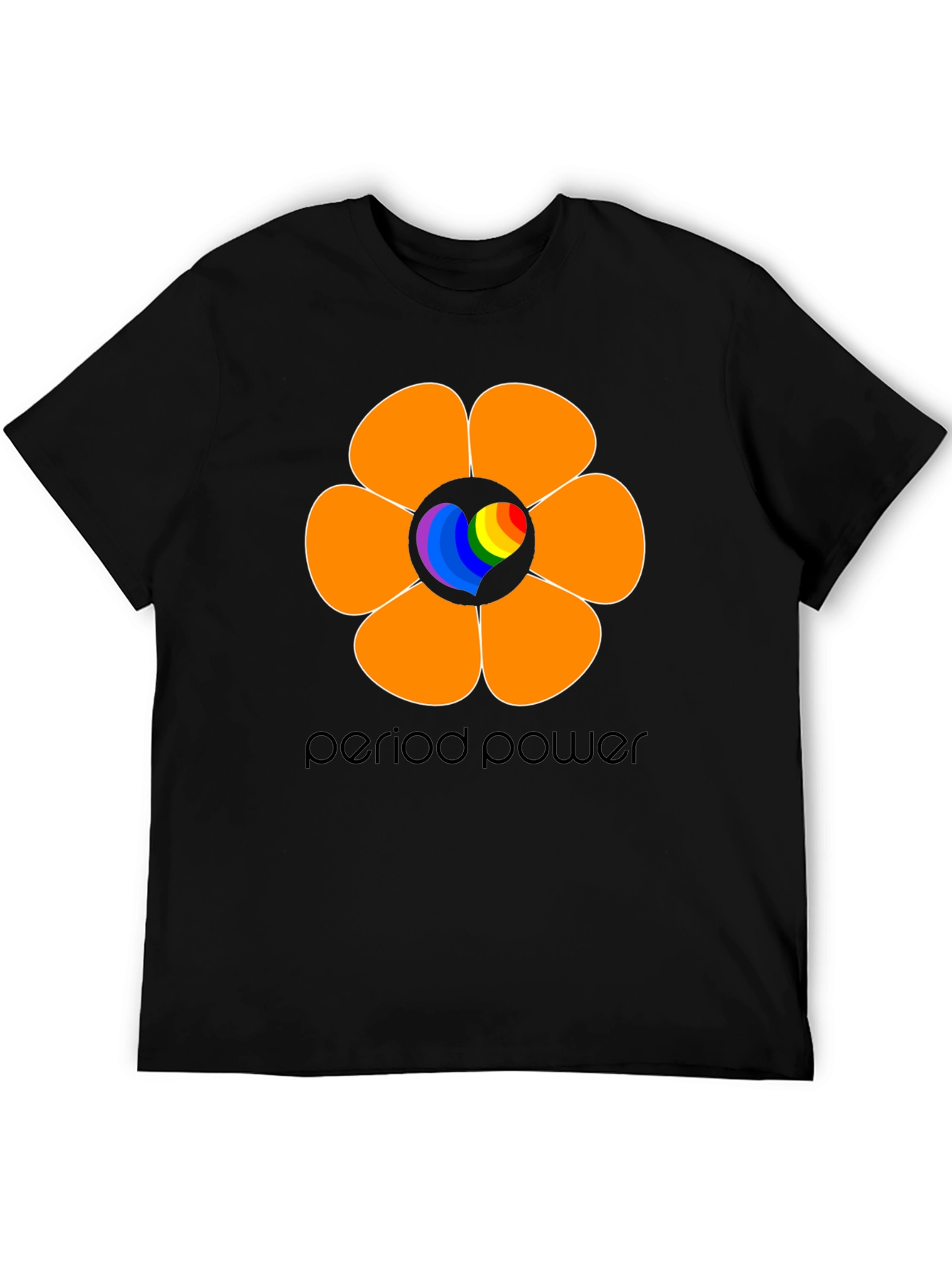 Period Power Flower Graphic T-Shirt - Empowering Design