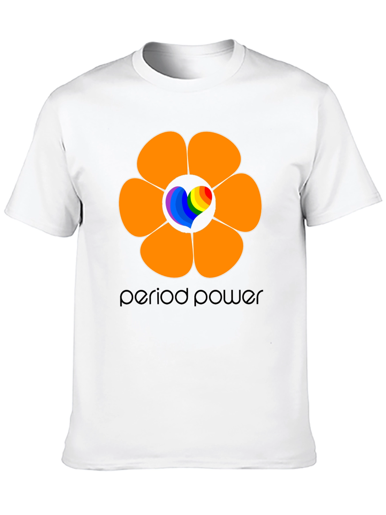 Period Power Flower Graphic T-Shirt - Empowering Design