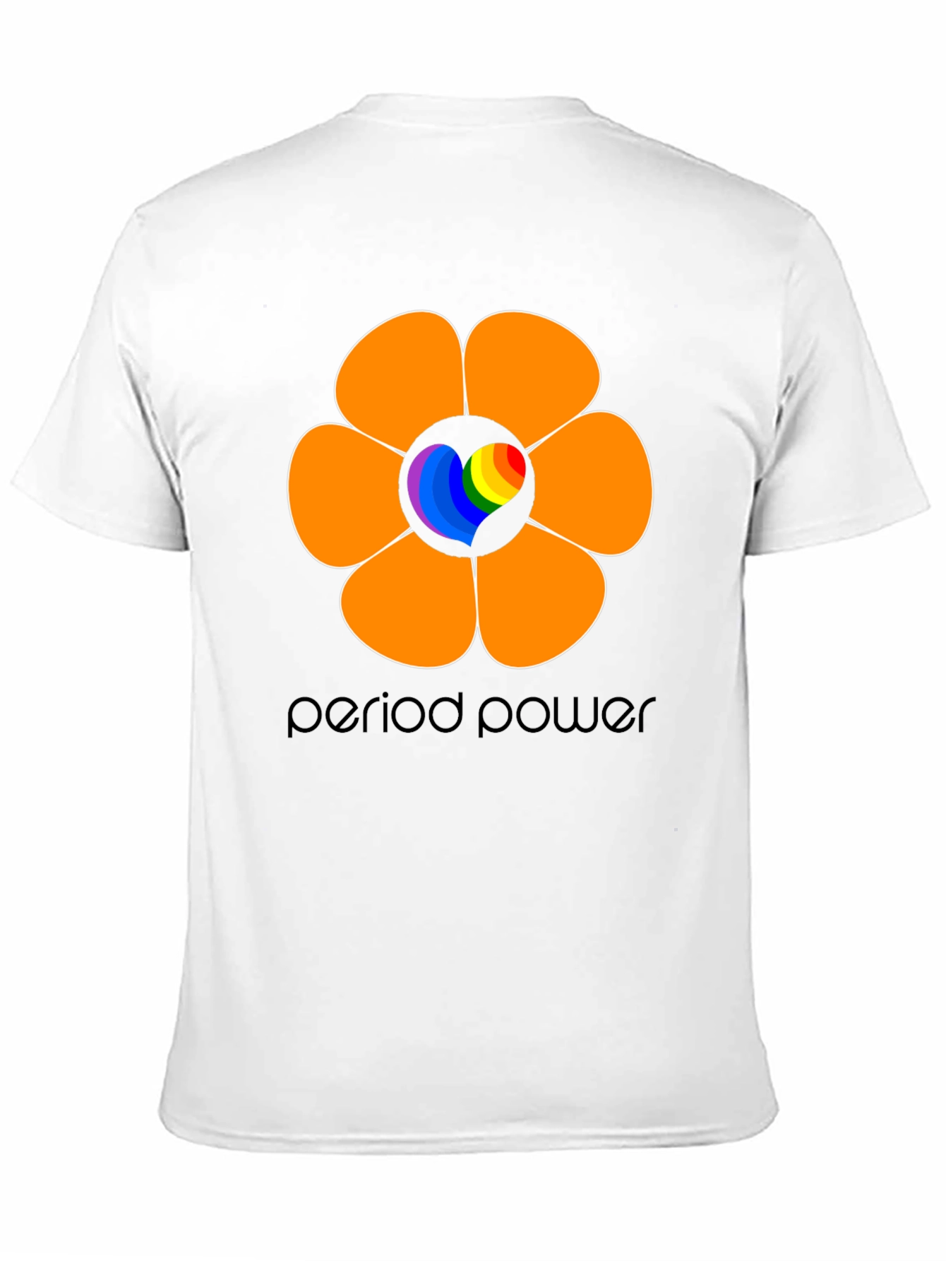 Period Power Flower Graphic T-Shirt - Empowering Design