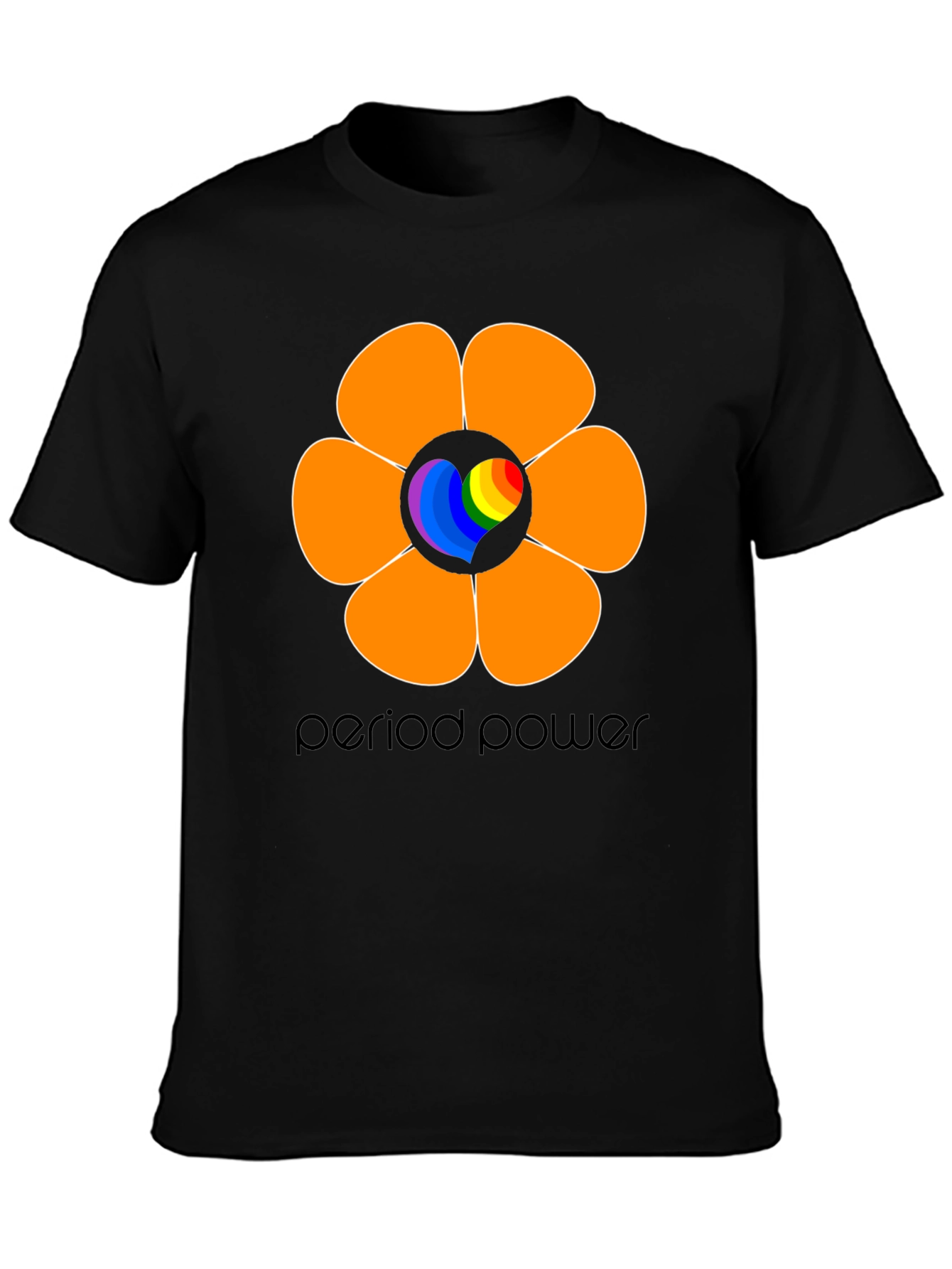 Period Power Flower Graphic T-Shirt - Empowering Design