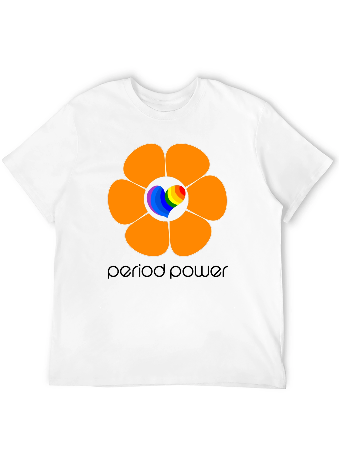 Period Power Flower Graphic T-Shirt - Empowering Design