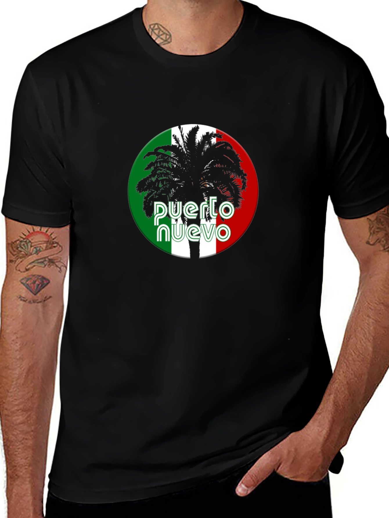 Puerto Nuevo Palm Tree T-Shirt