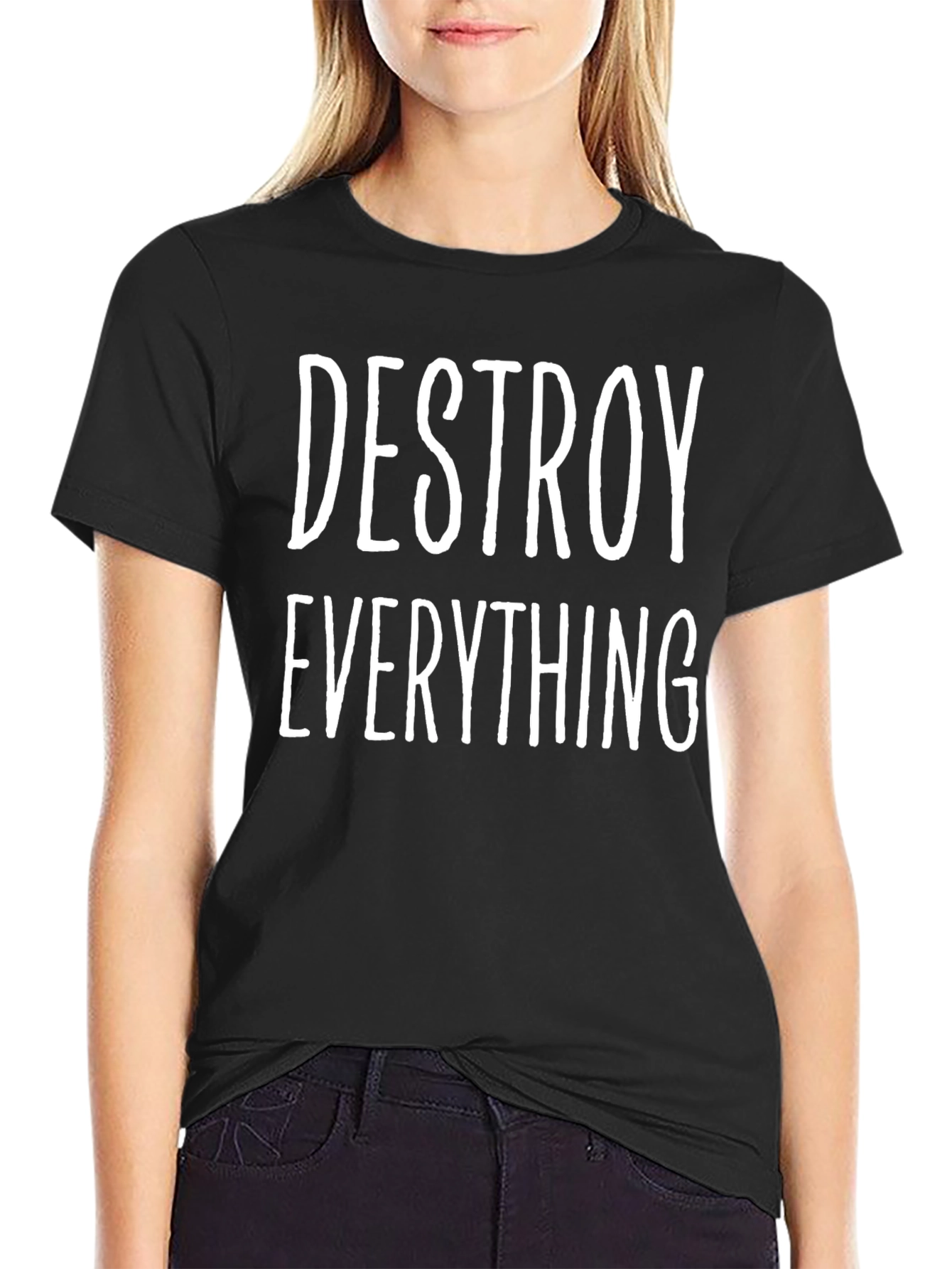 Destroy Everything Graphic Tee - Black