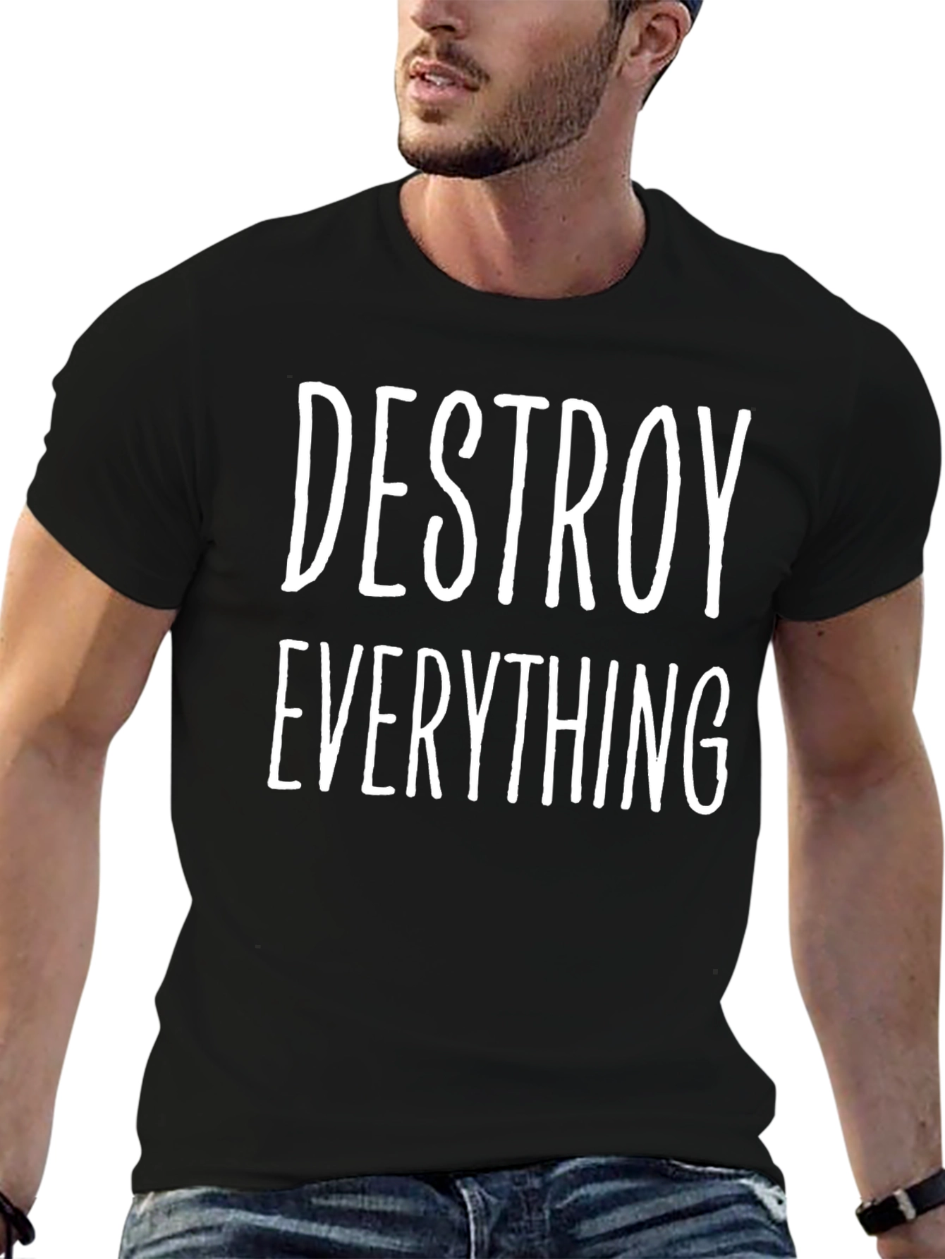 Destroy Everything Graphic Tee - Black