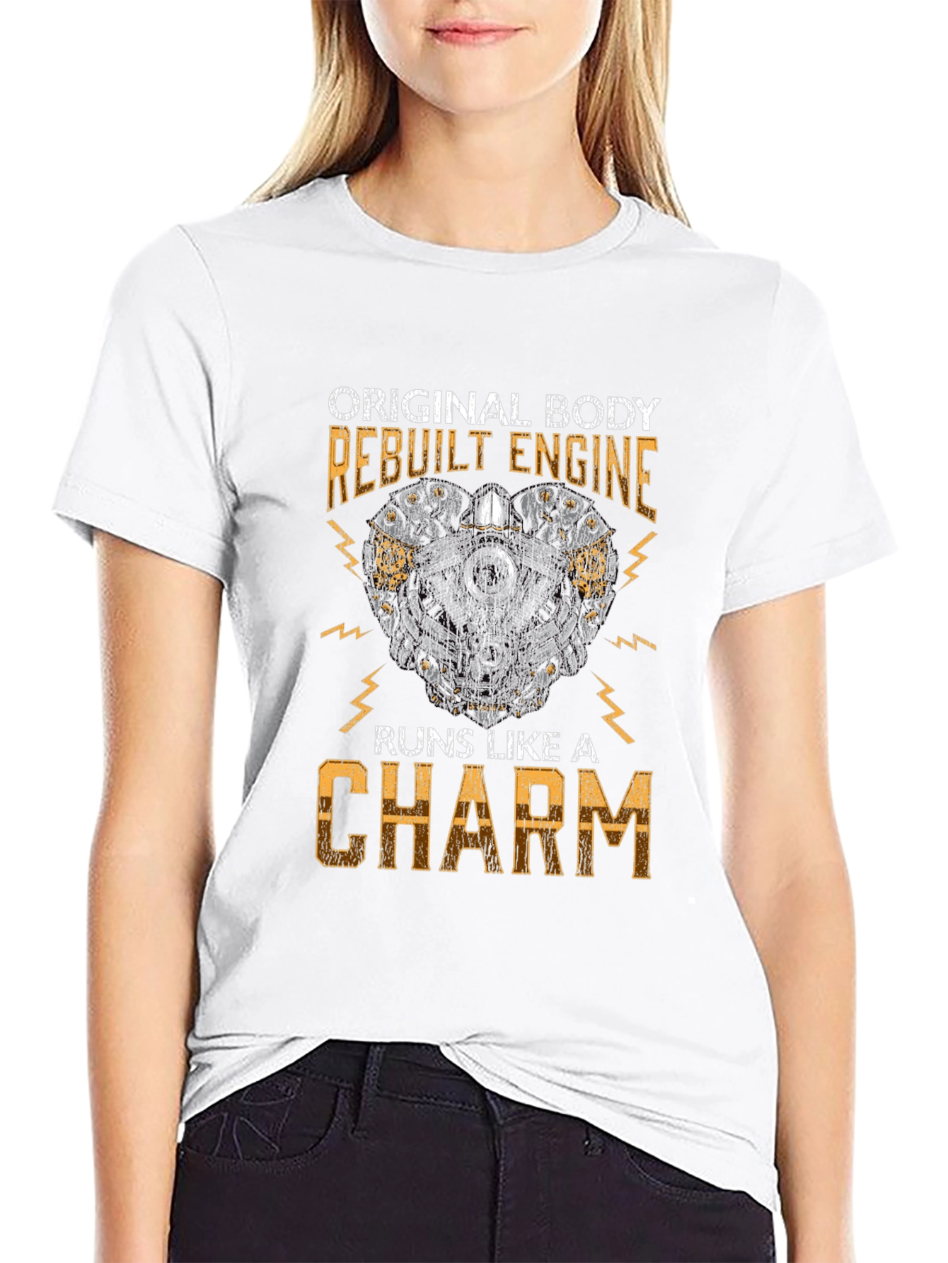 Original Body Rebuilt Engine T-Shirt