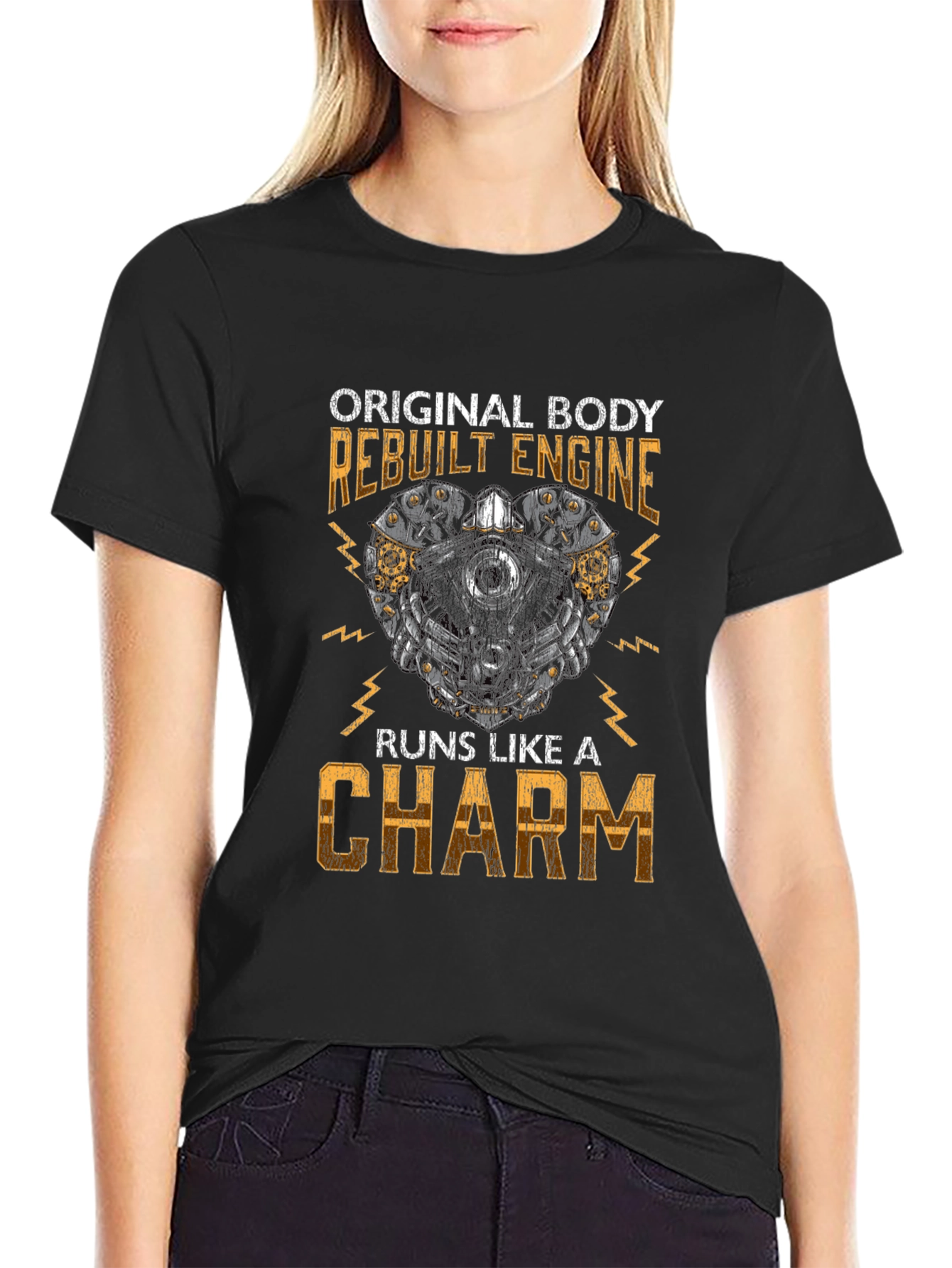 Original Body Rebuilt Engine T-Shirt