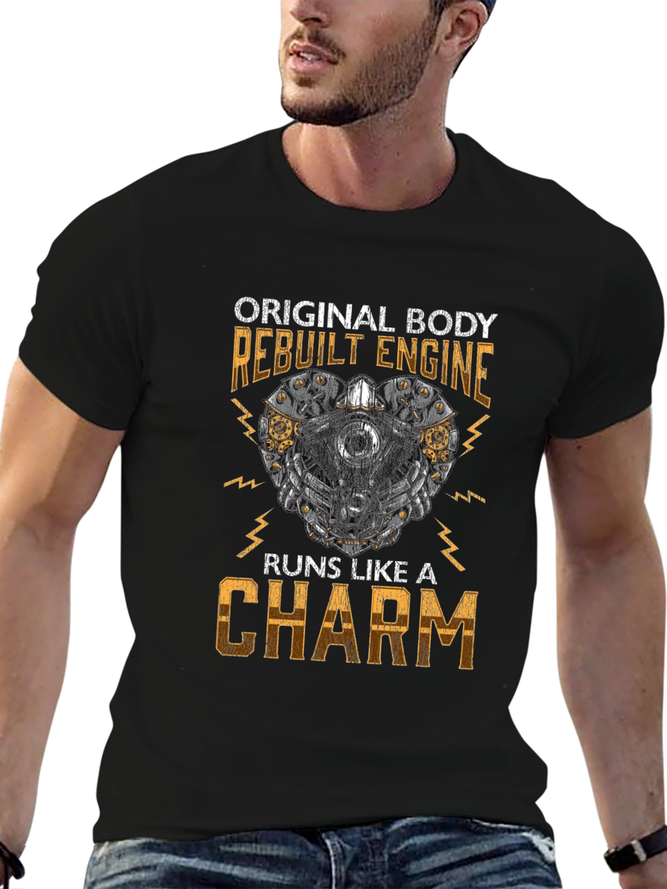 Original Body Rebuilt Engine T-Shirt