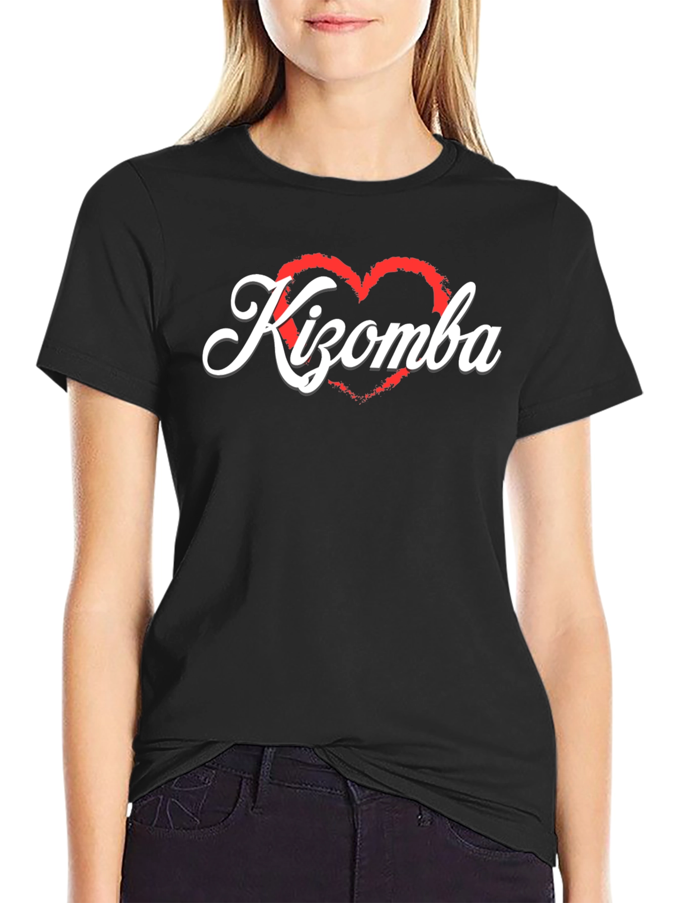 Kizomba Heart Graphic Tee - Dance Lovers T-Shirt
