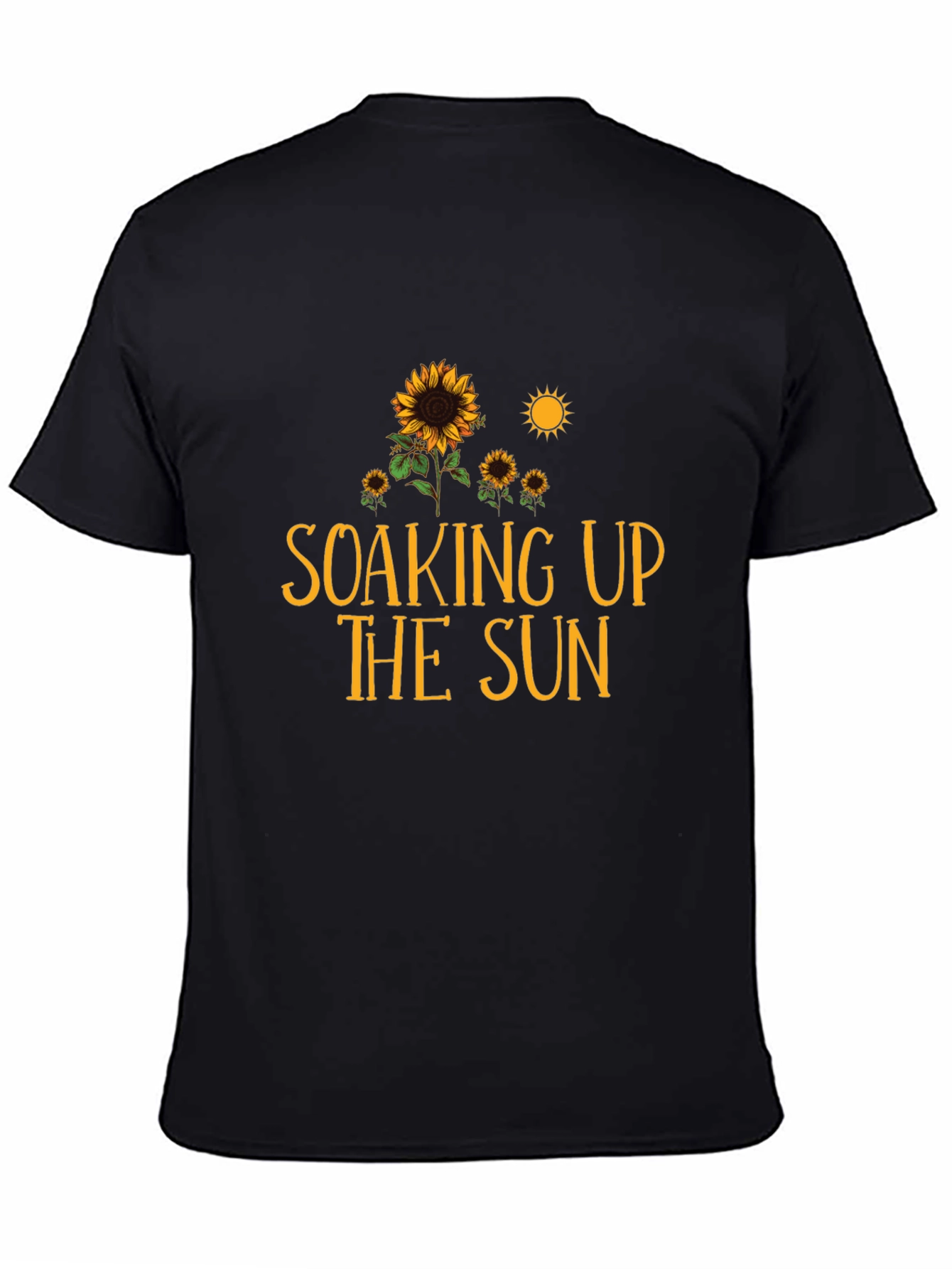 Soaking Up the Sun Sunflower Graphic T-Shirt