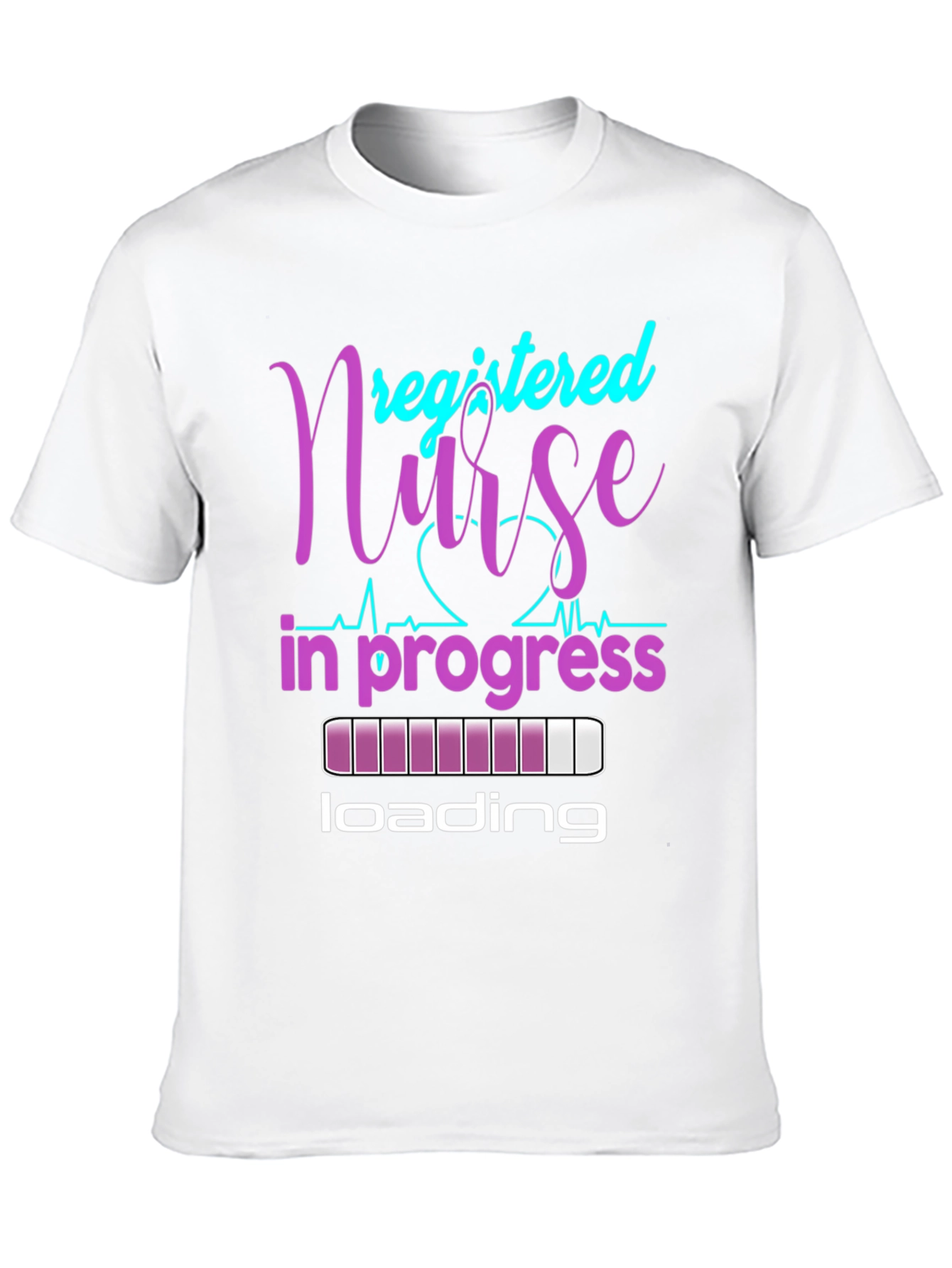 Registered Nurse In Progress Black T-Shirt