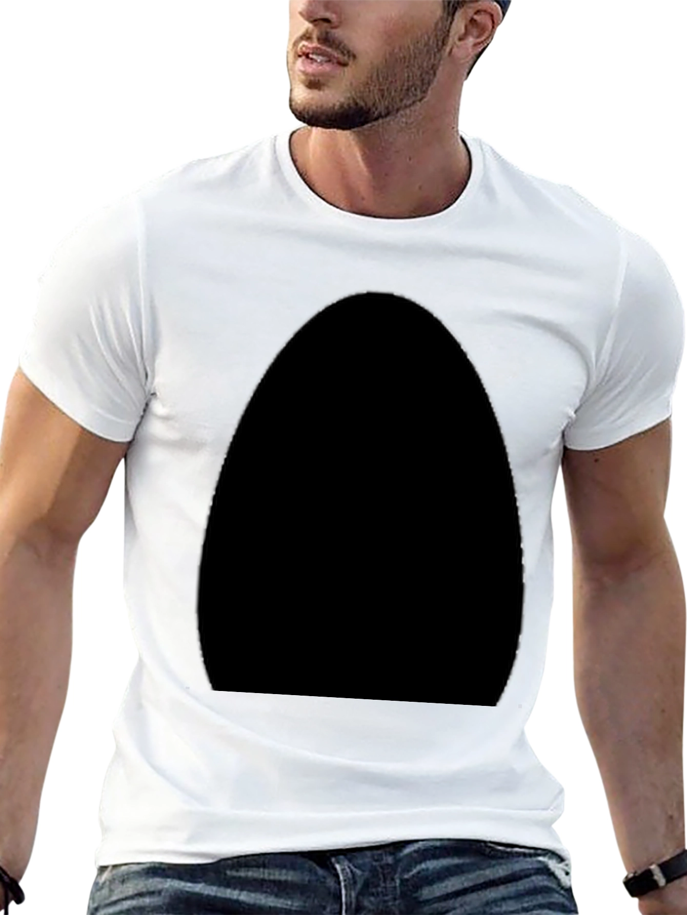 Mens Basic Black T-Shirt