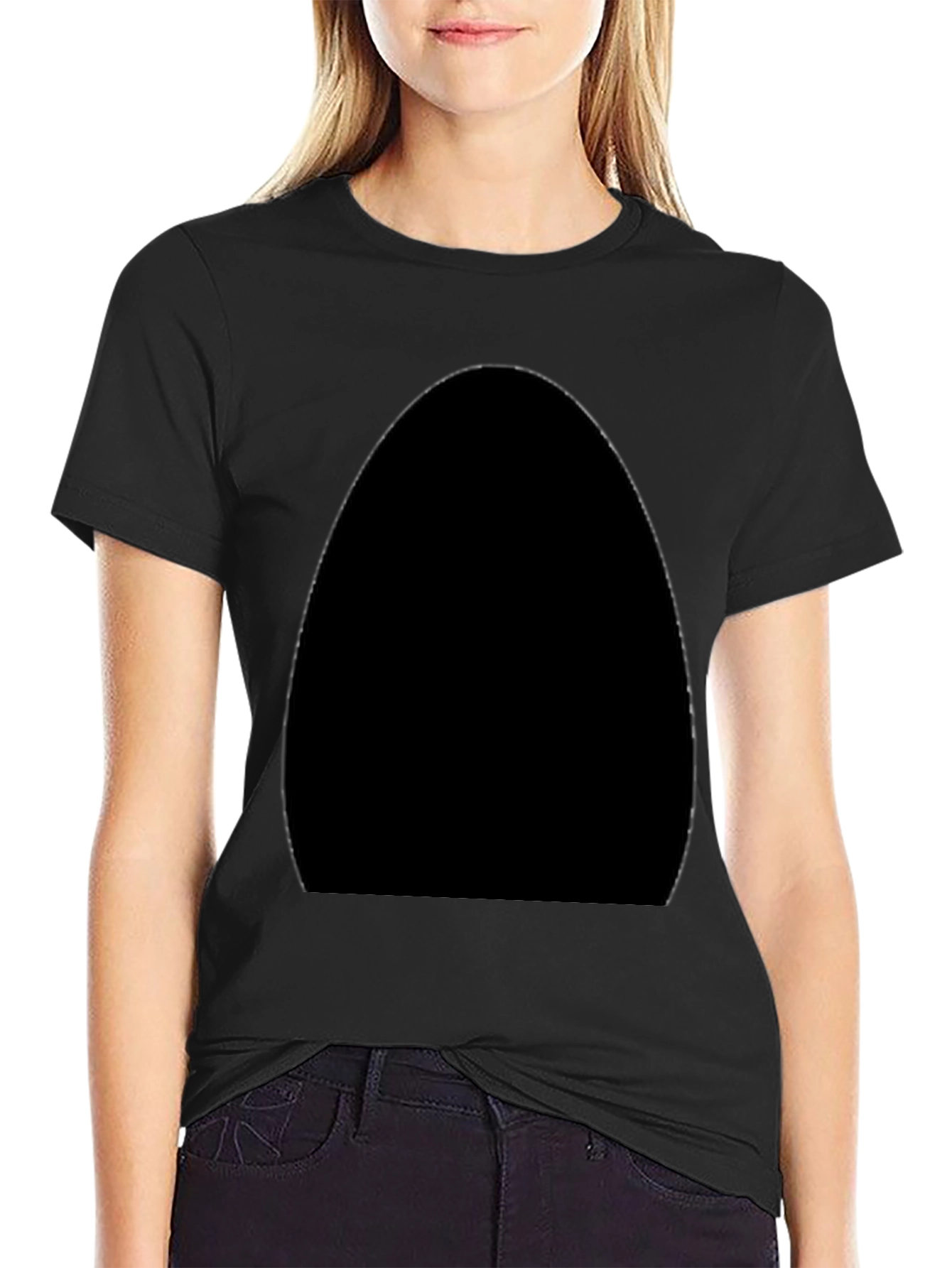 Mens Basic Black T-Shirt