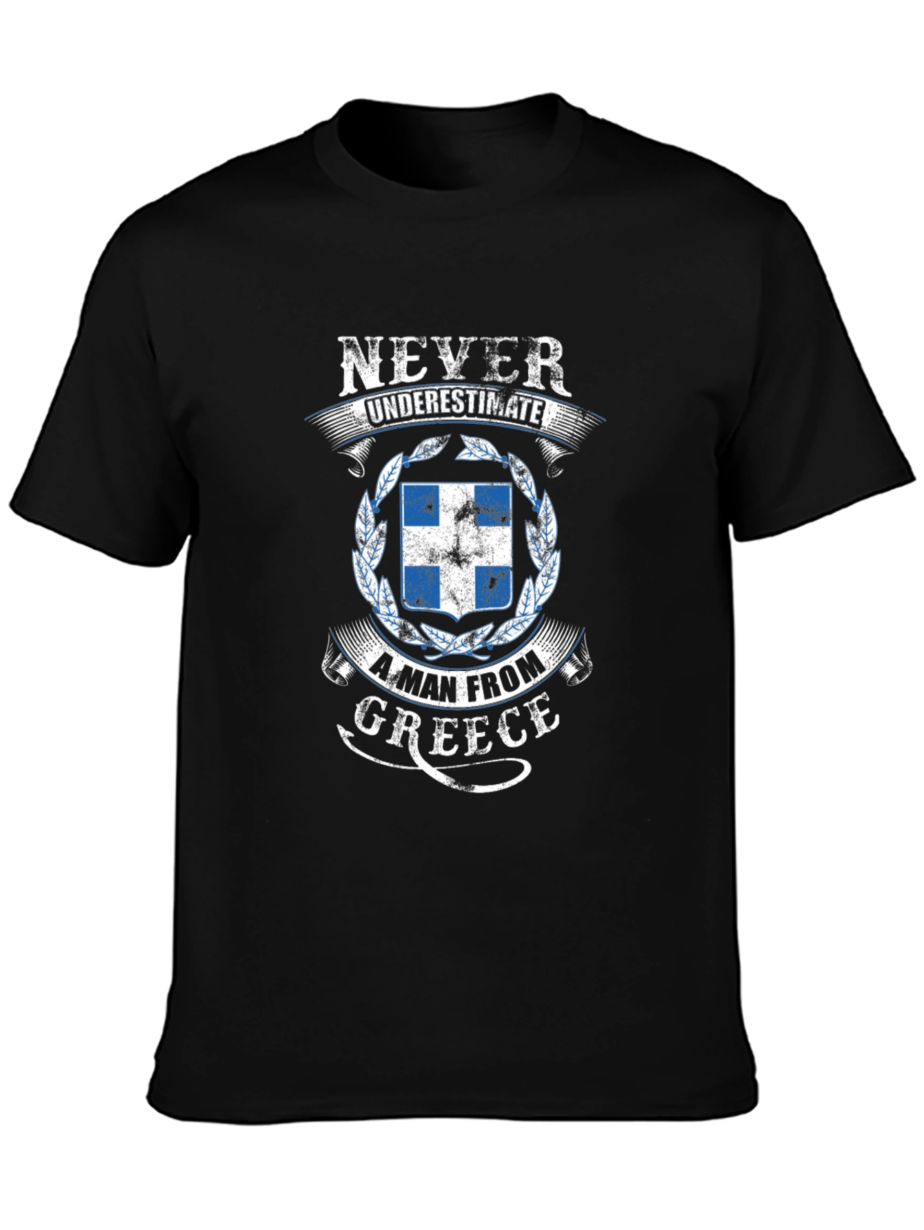 Never Underestimate a Man From Greece T-Shirt