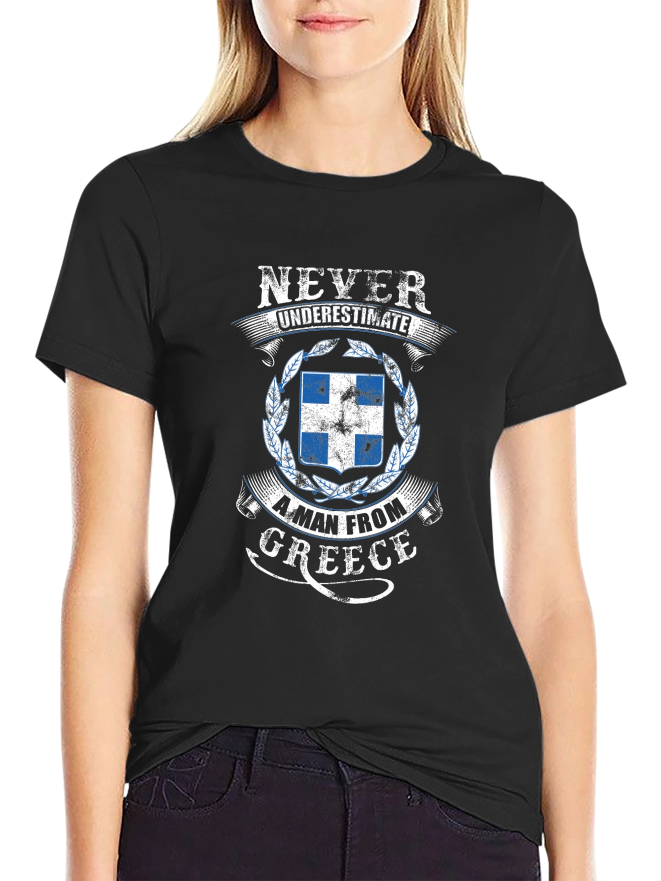 Never Underestimate a Man From Greece T-Shirt