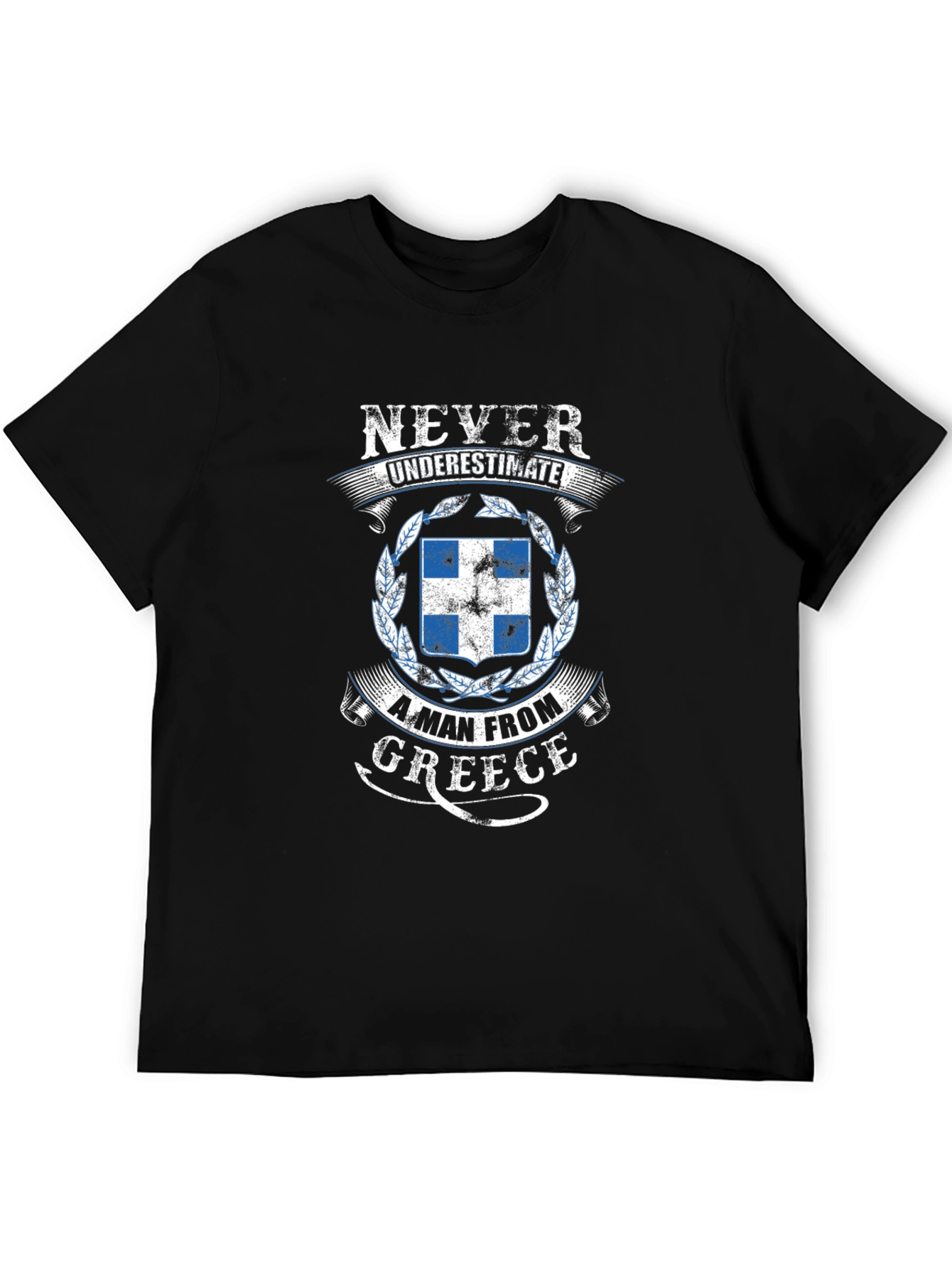 Never Underestimate a Man From Greece T-Shirt