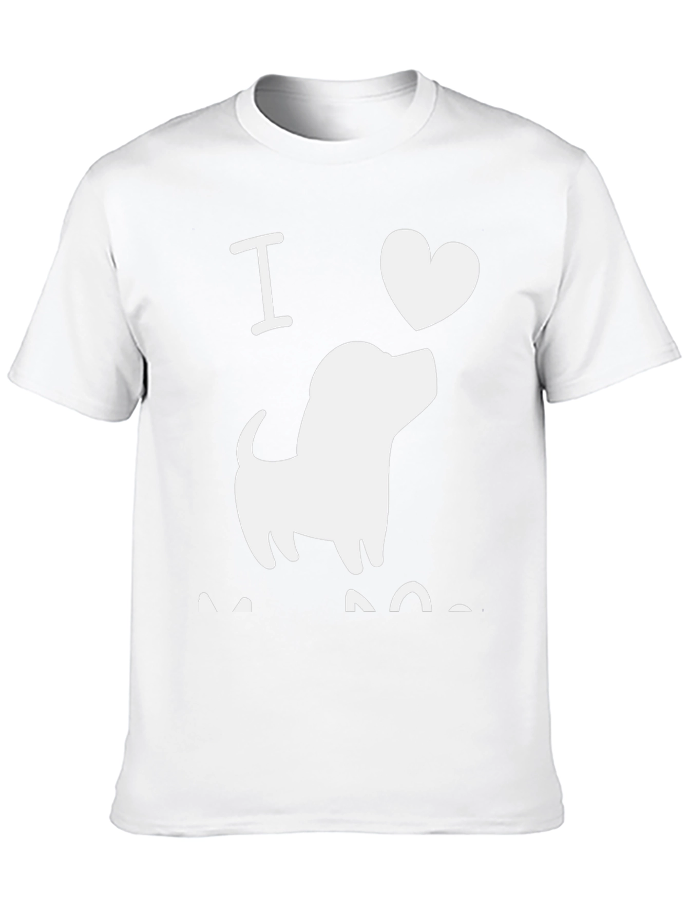 I Love Dogs T-Shirt | Casual Black Tee