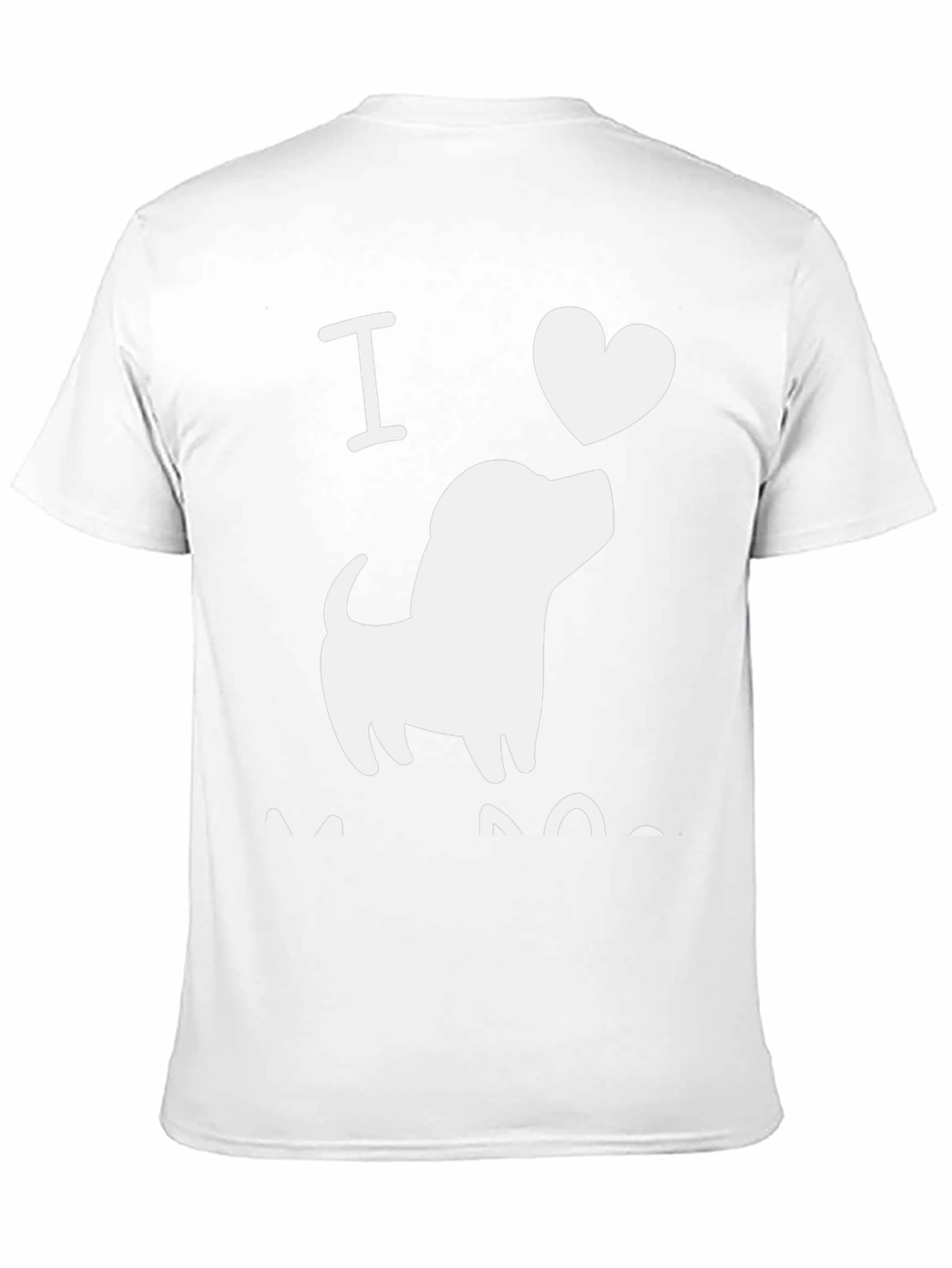 I Love Dogs T-Shirt | Casual Black Tee