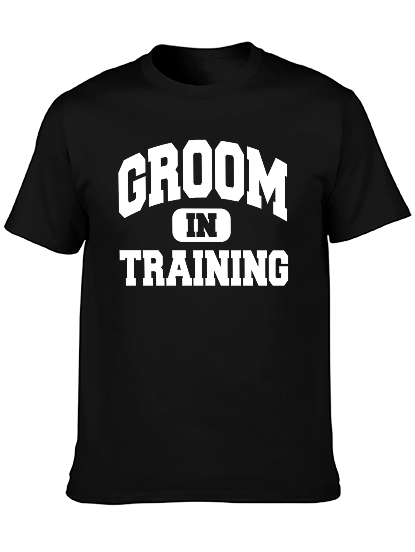 Groom In Training Black T-Shirt