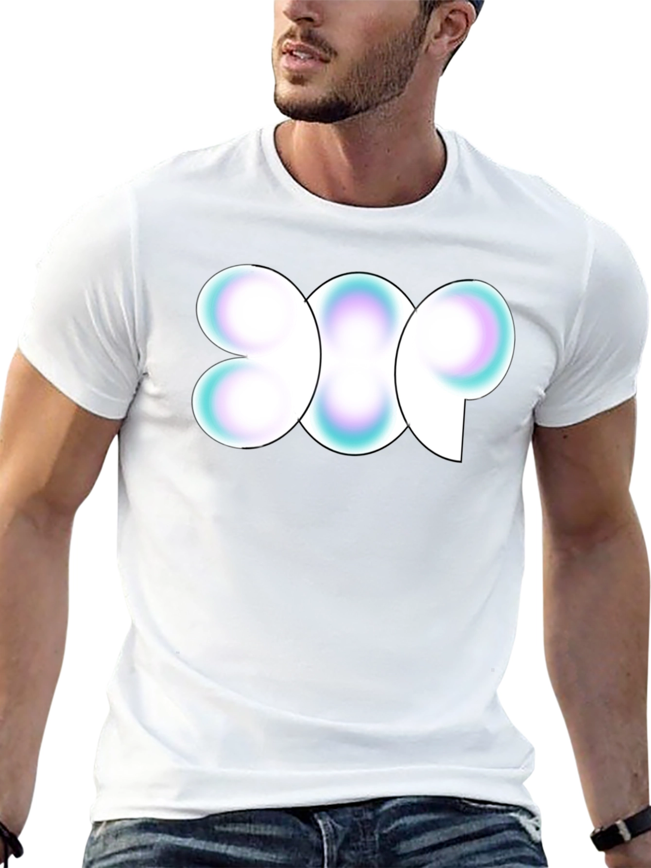 Abstract Graphic Tee - Modern Minimalist Design