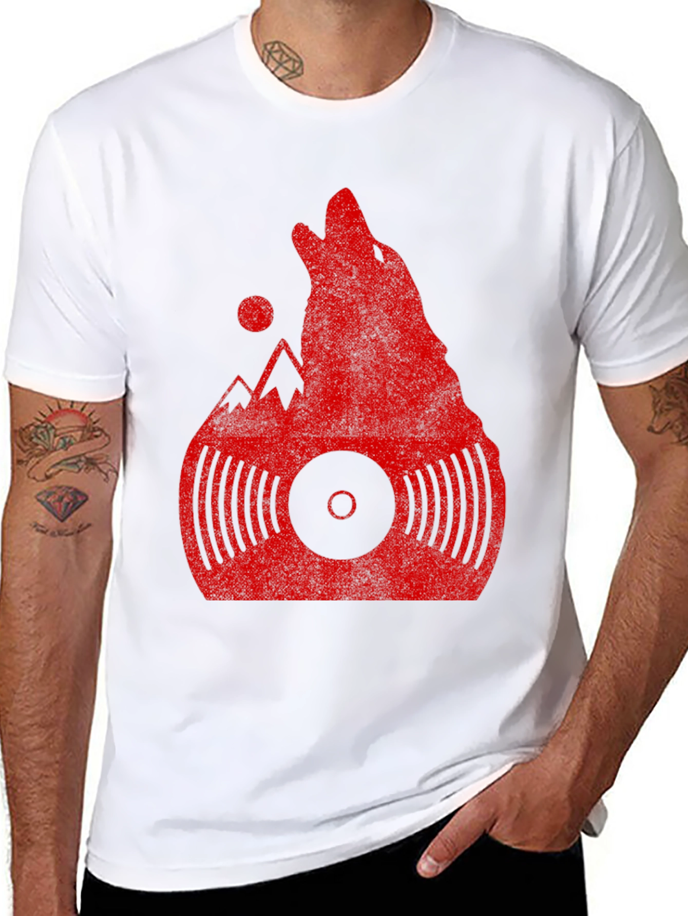 Wolf Mountain Record Graphic Tee