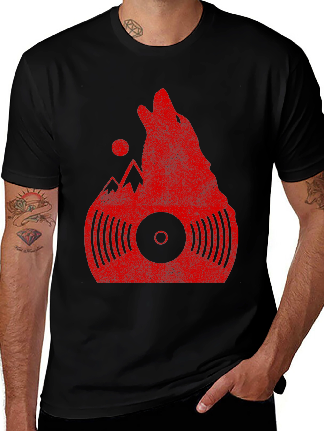 Wolf Mountain Record Graphic Tee