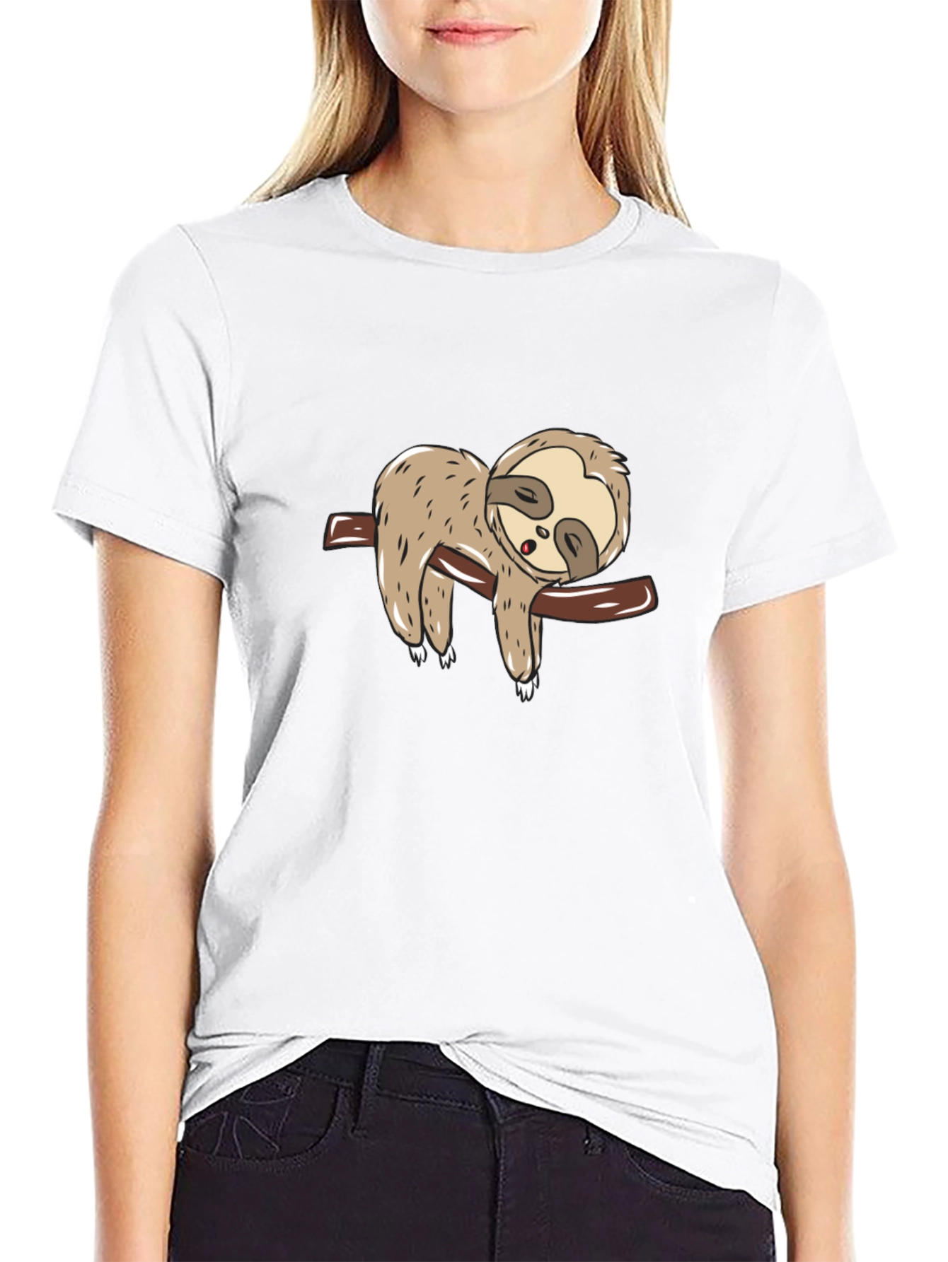 Sloth Nap T-Shirt - Relaxed Fit Tee