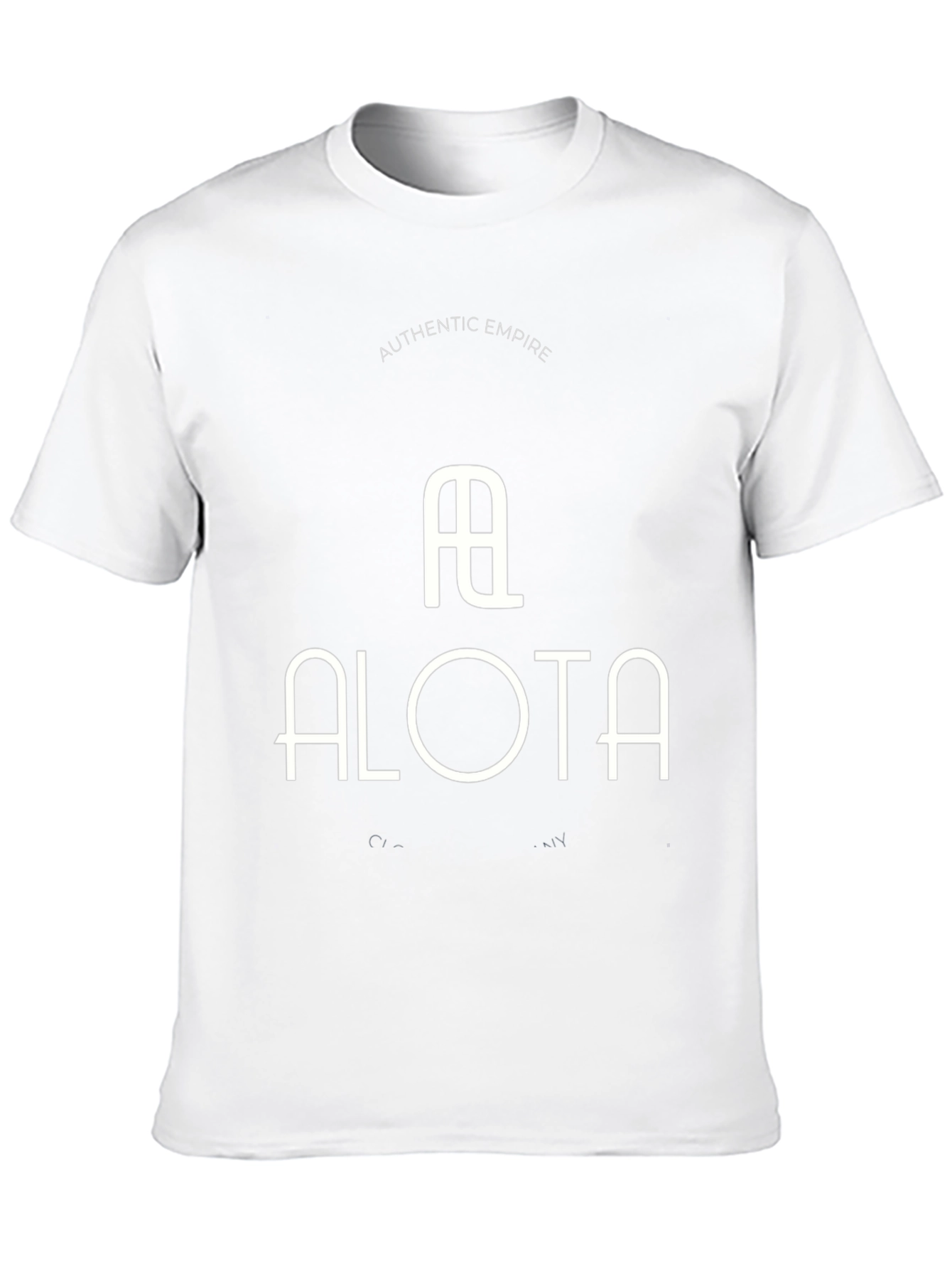 Alota Authentic Empire Black Graphic Tee
