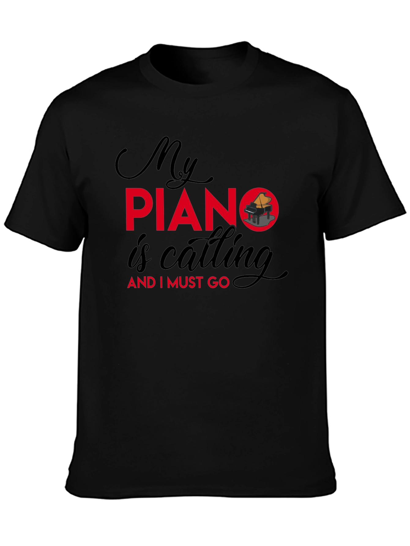 My Piano is Calling Graphic T-Shirt